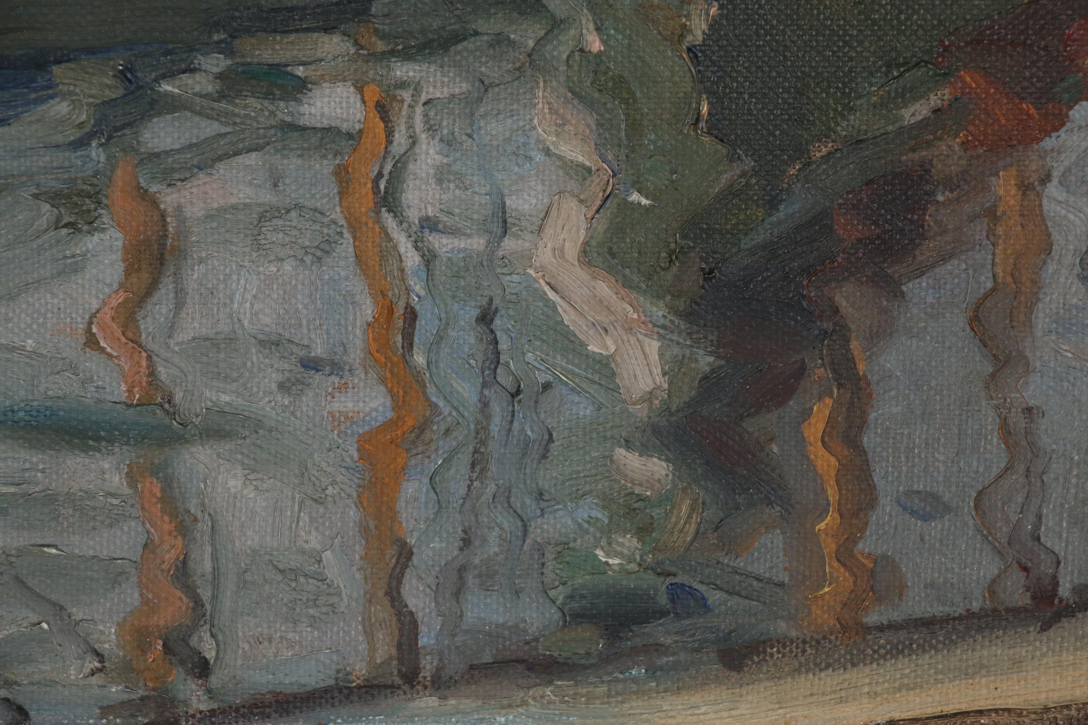 Gianni Cilfone Oil Painting "Gloucester Harbor"