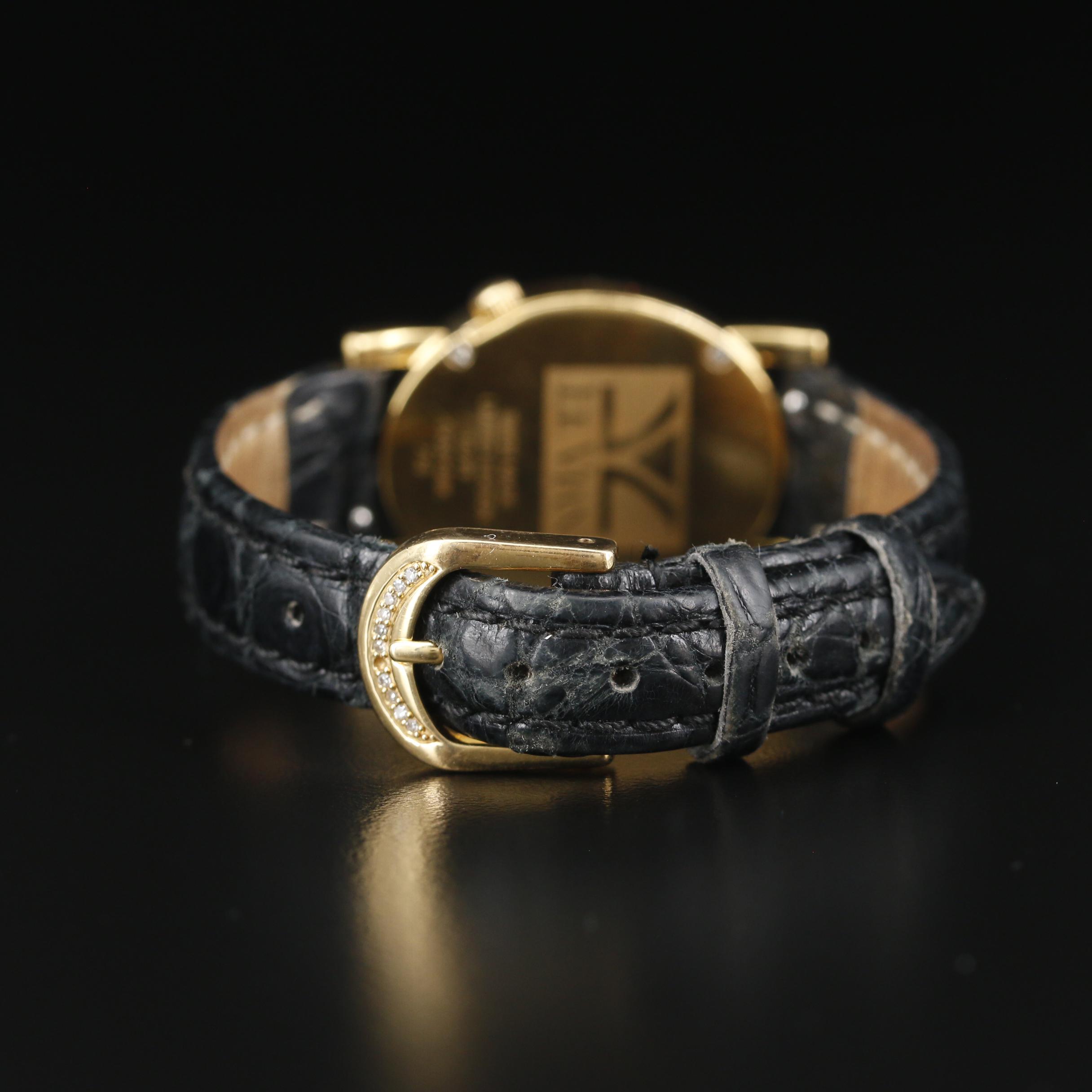 LeVian Centurion Limited Edition 18K Gold and Diamonds Quartz Watch