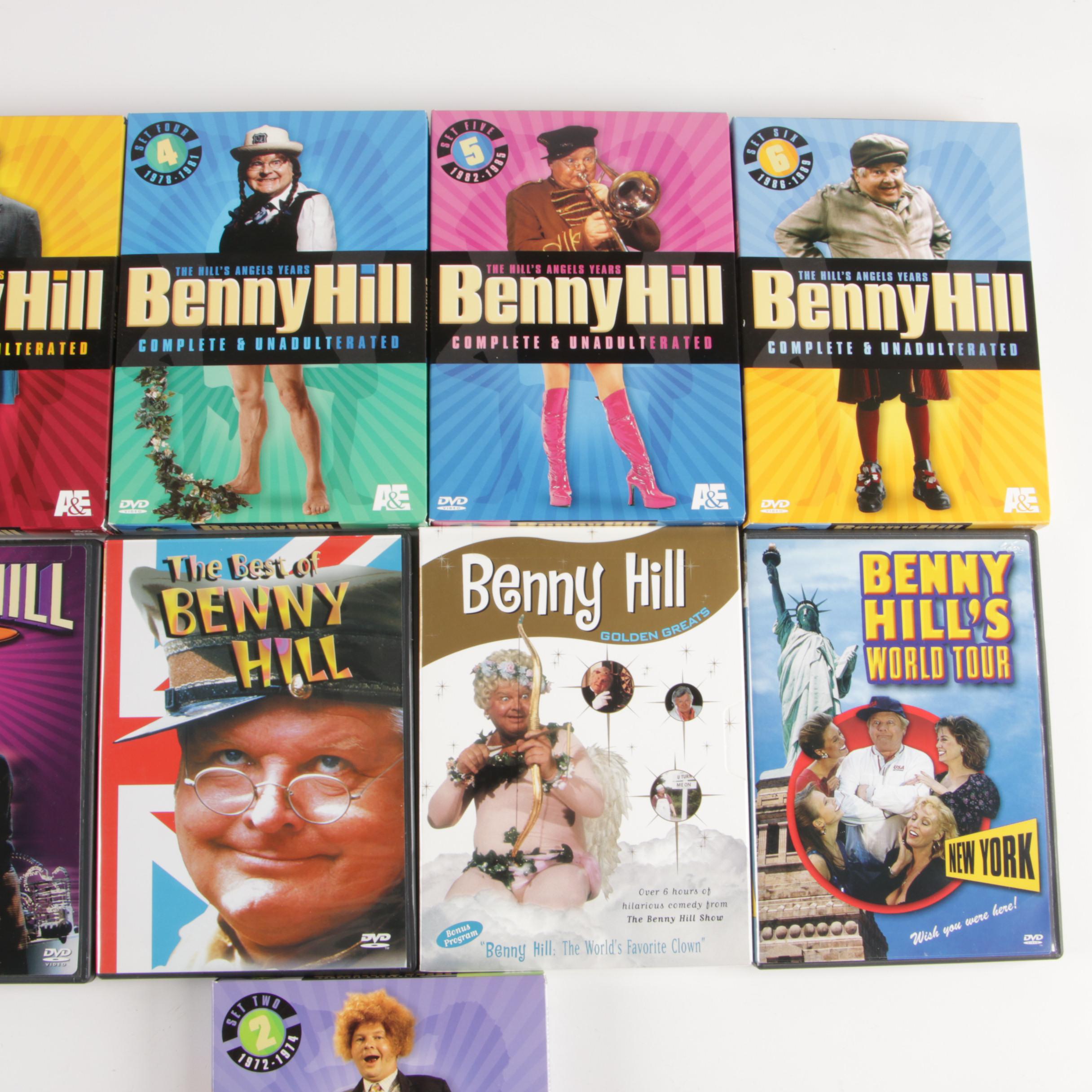 Benny Hill Complete Season DVDs with "The Lost Years" and More