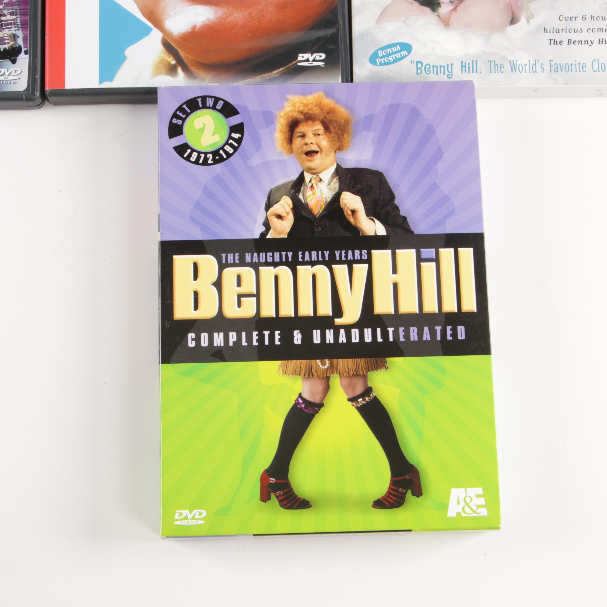 Benny Hill Complete Season DVDs with "The Lost Years" and More