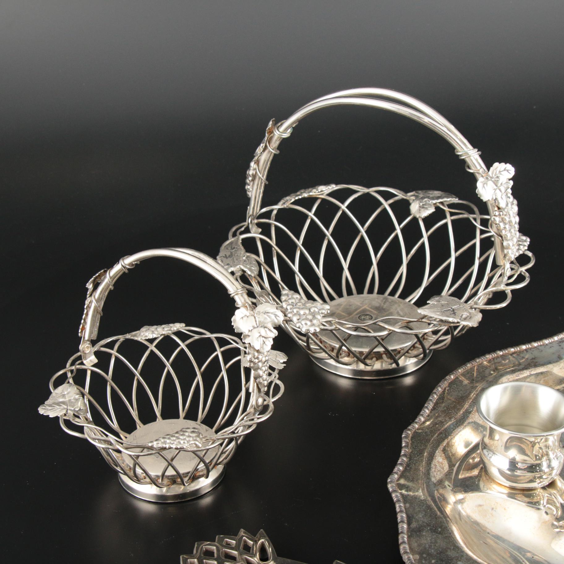 Godinger Silver Co. and Other Silver Plate and Metal Serveware