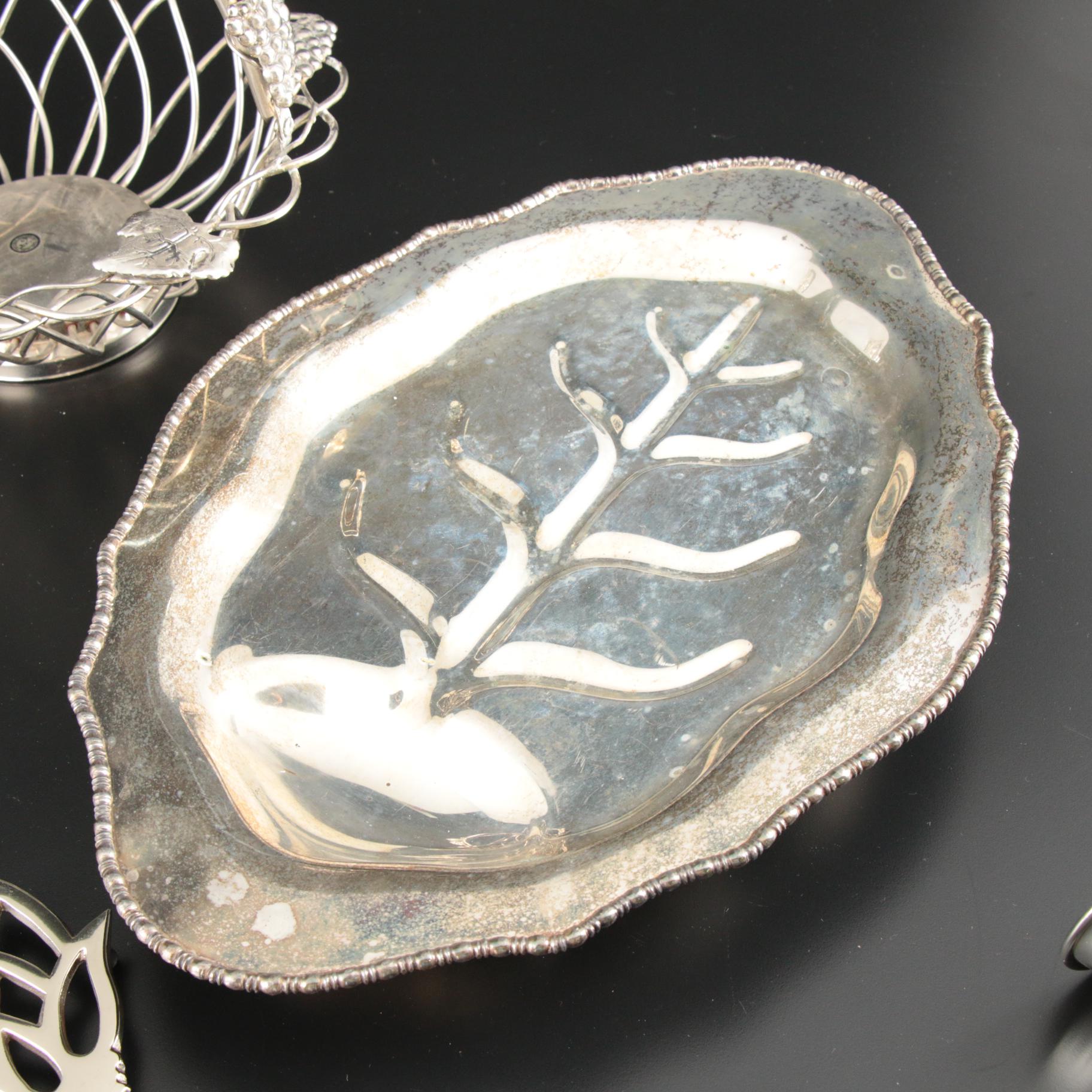 Godinger Silver Co. and Other Silver Plate and Metal Serveware