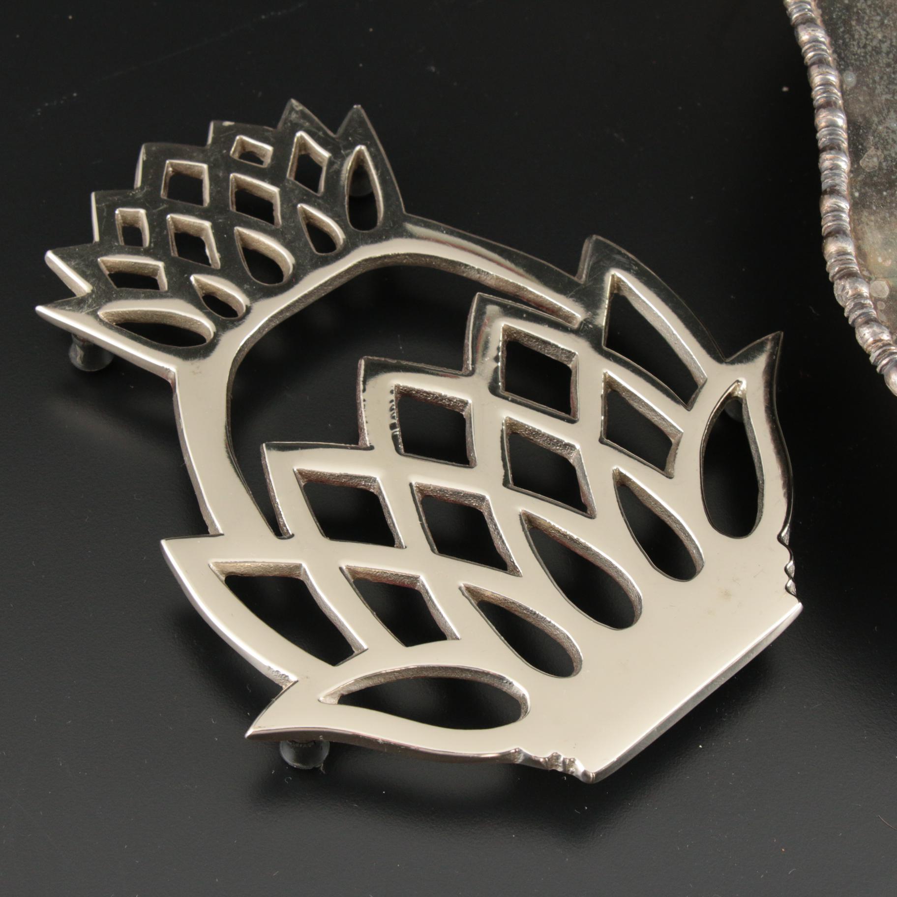 Godinger Silver Co. and Other Silver Plate and Metal Serveware