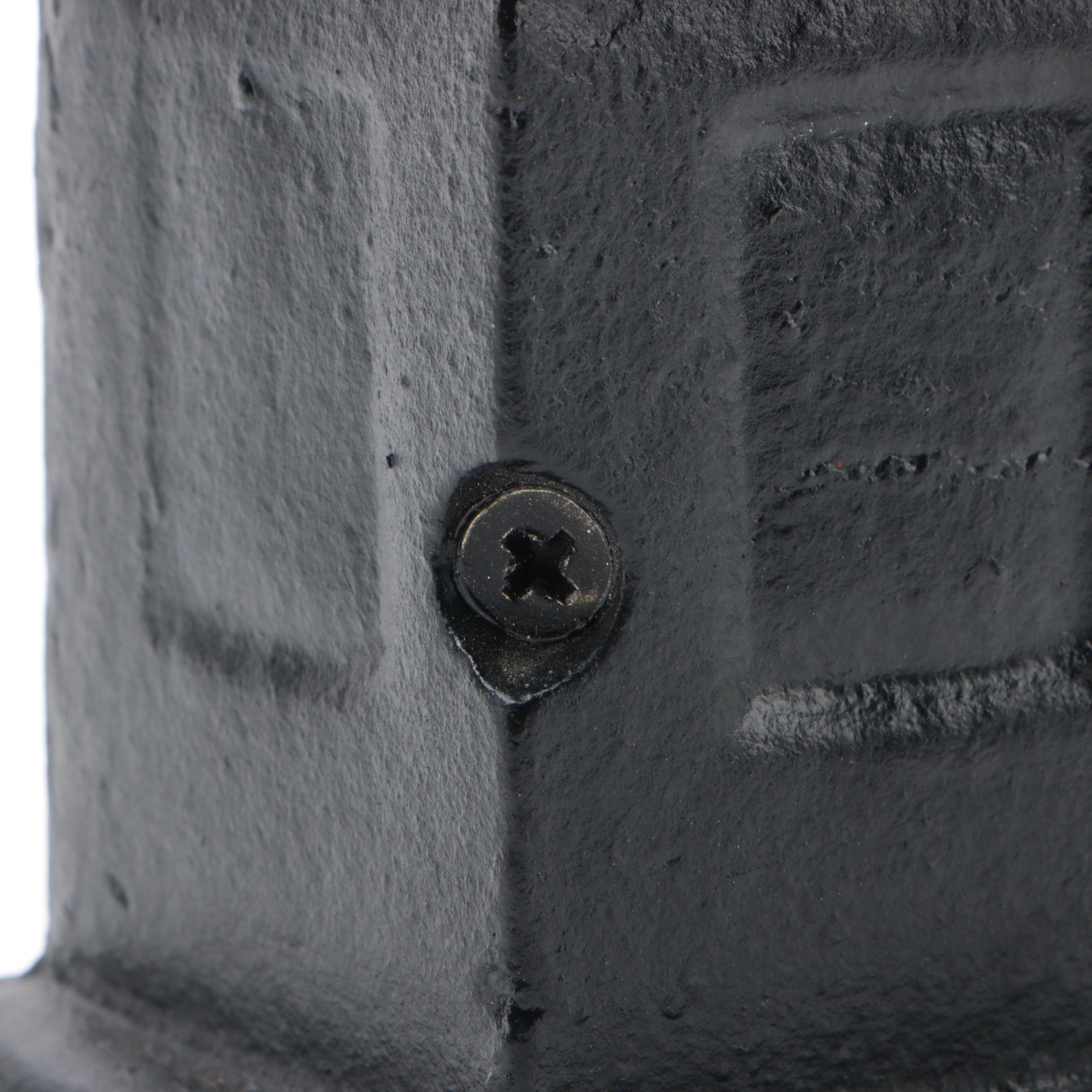 Reproduction Cast Iron Black Americana Lawn Jockey Doorstop