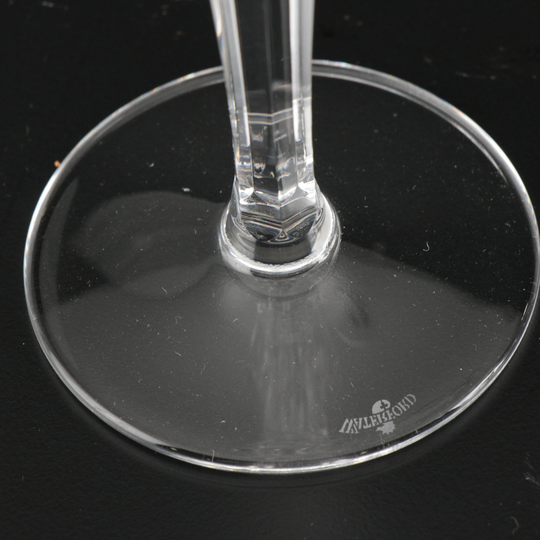 Waterford Crystal "Millennium Series" Champagne Flutes, Set of Twelve