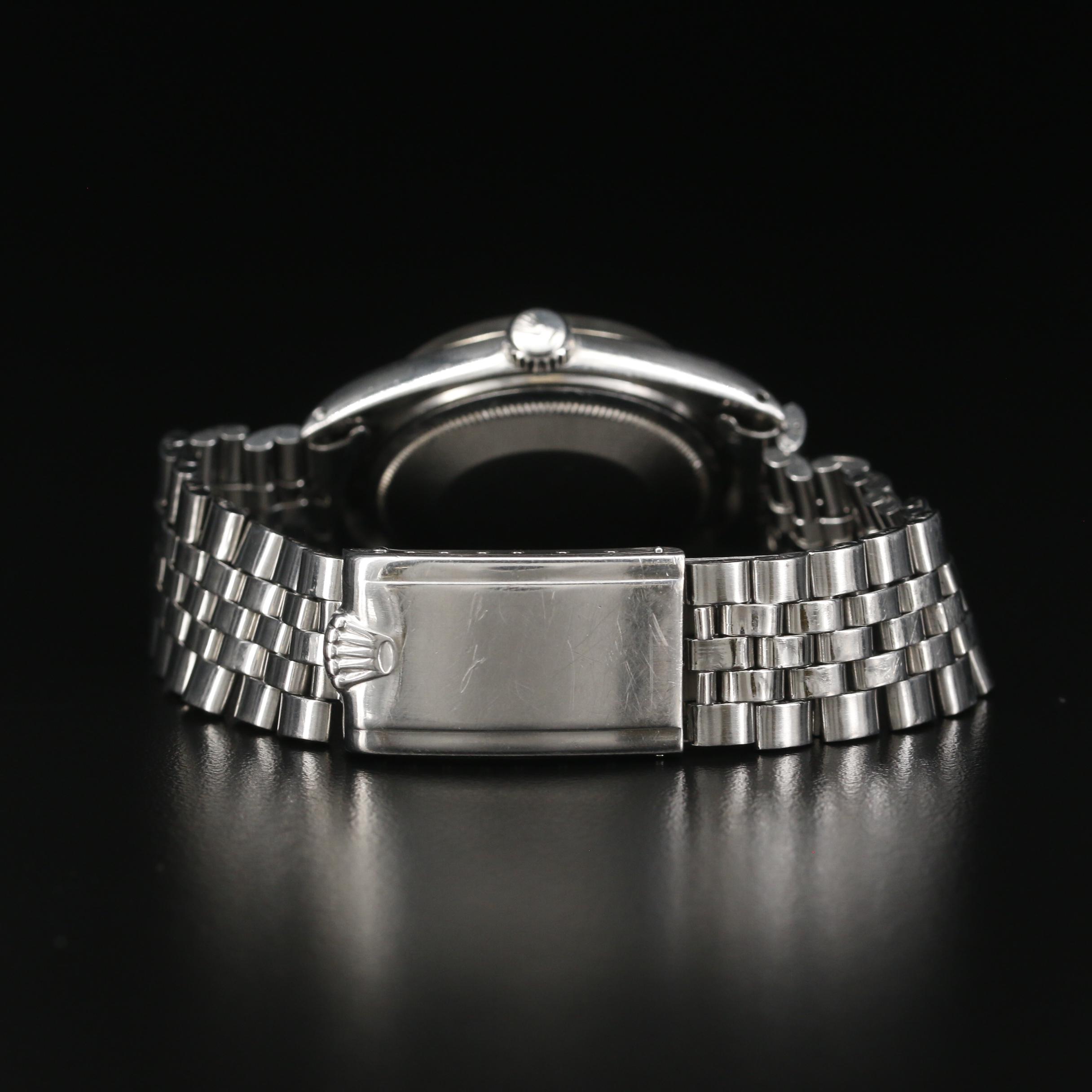 Rolex Datejust 1601 Pie Pan Dial Stainless Steel and 18K Gold Watch, 1968