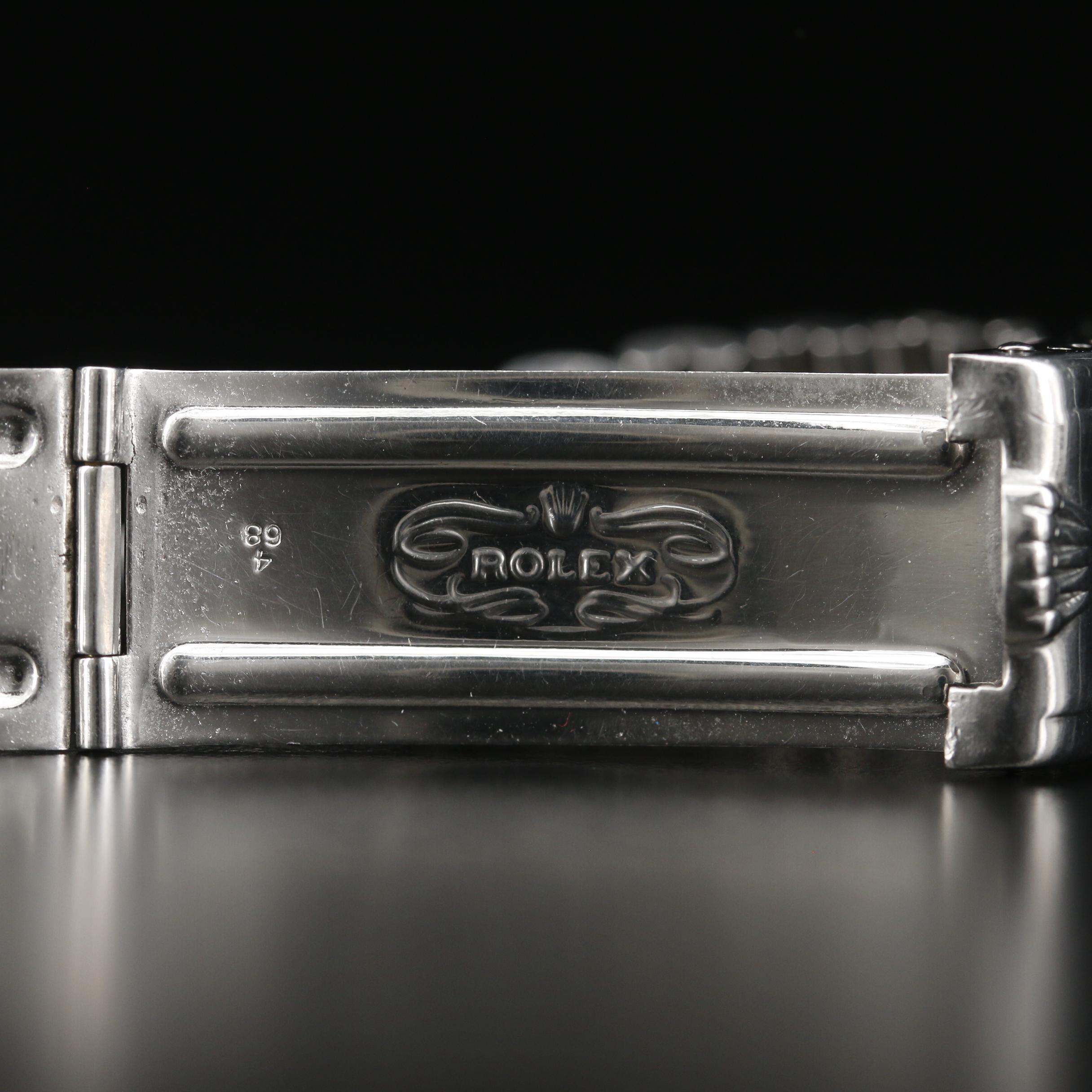 Rolex Datejust 1601 Pie Pan Dial Stainless Steel and 18K Gold Watch, 1968