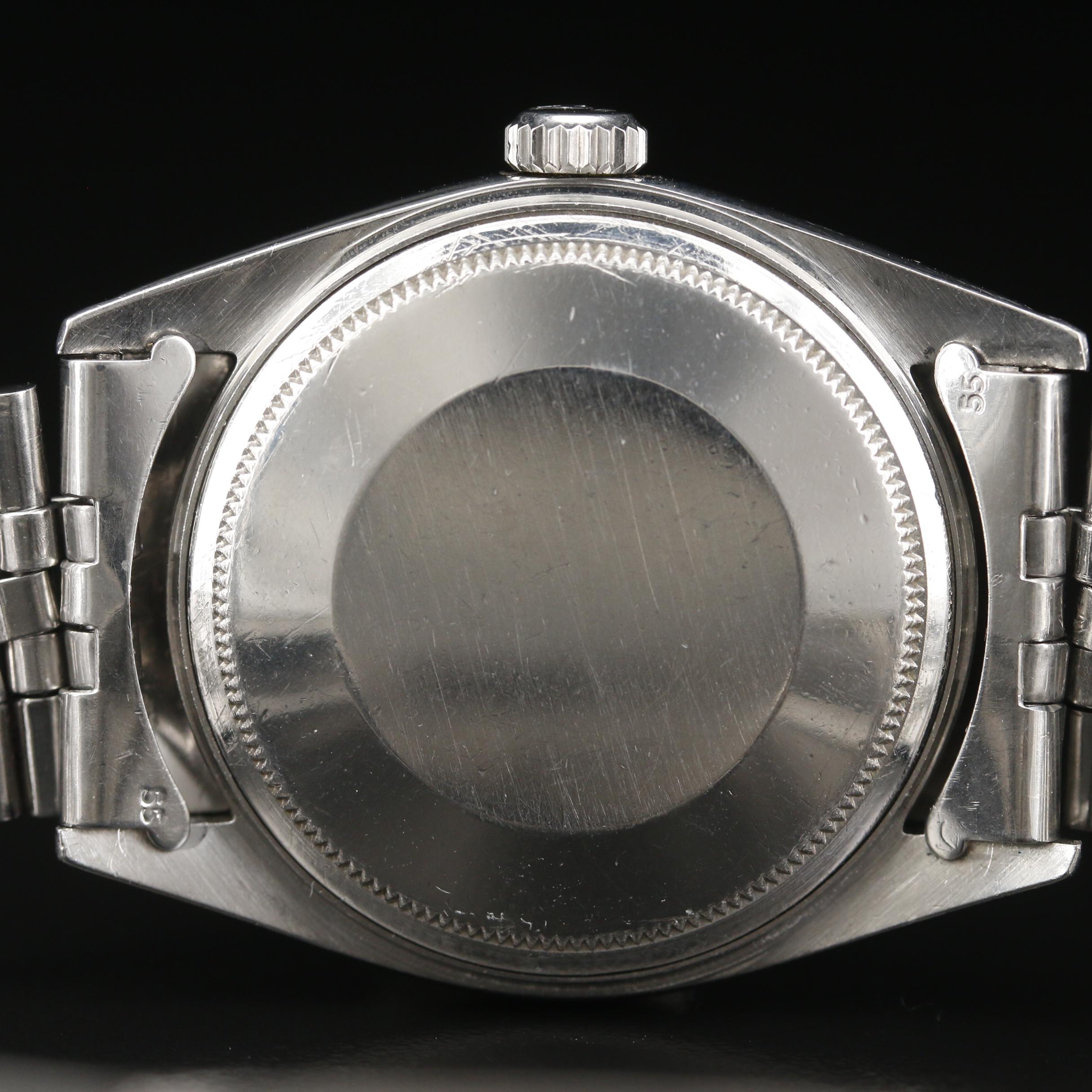 Rolex Datejust 1601 Pie Pan Dial Stainless Steel and 18K Gold Watch, 1968