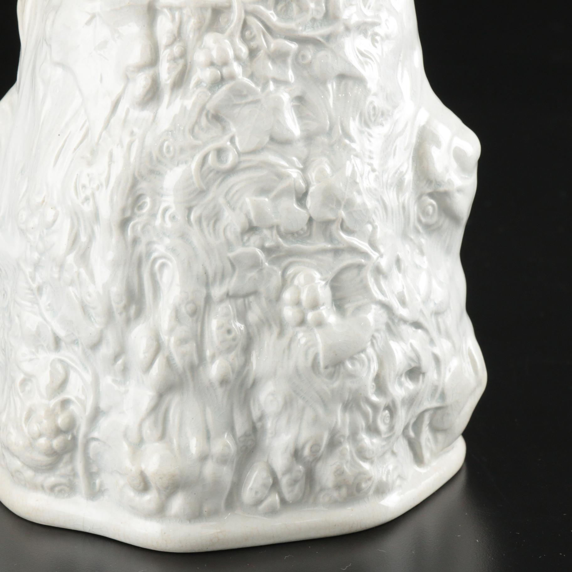 Thomas Booth Hanley Stoneware Syrup Pitcher, Mid to Late 19th Century