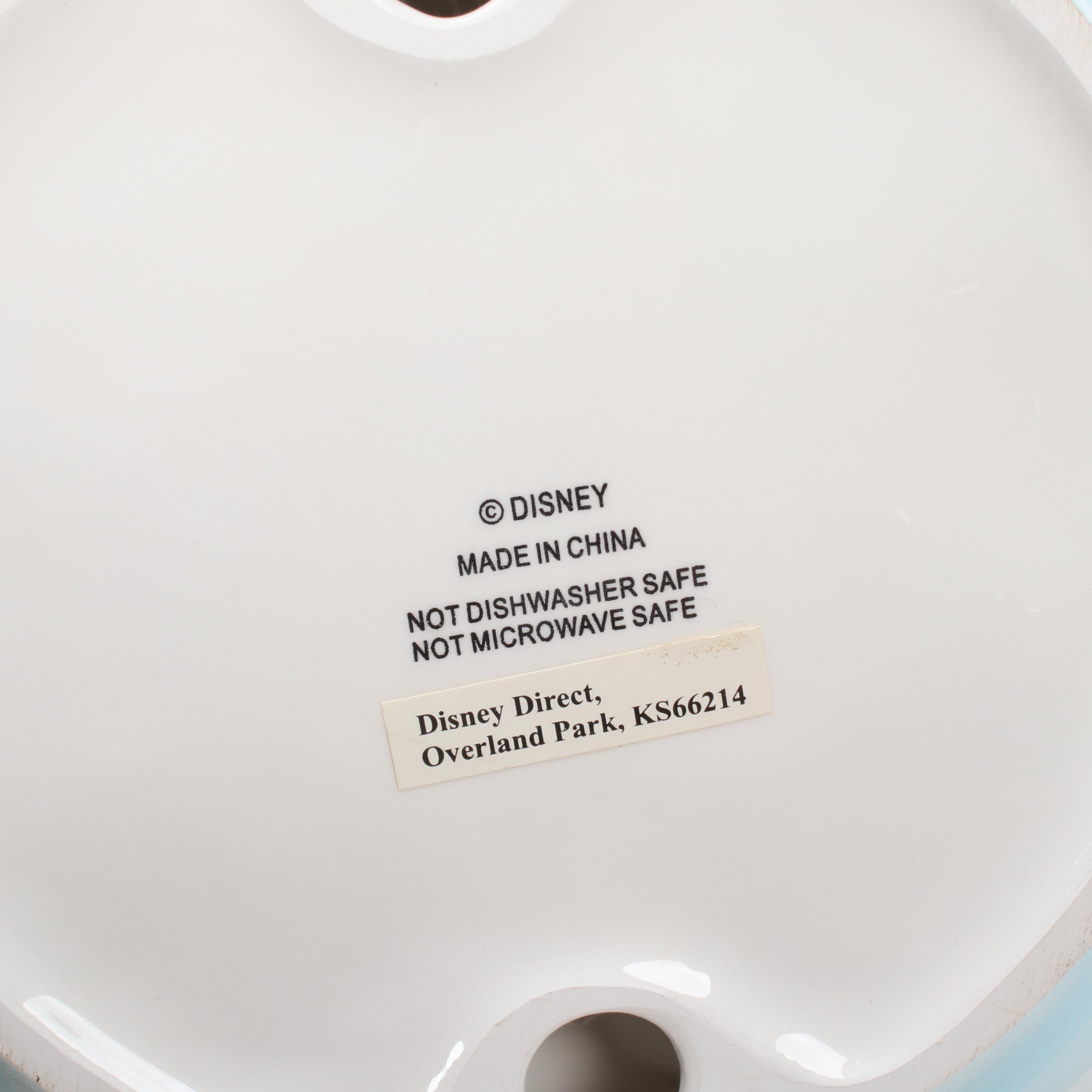 Disney "Teacup Ride" and "Disneyland Castle" Cookie Jars