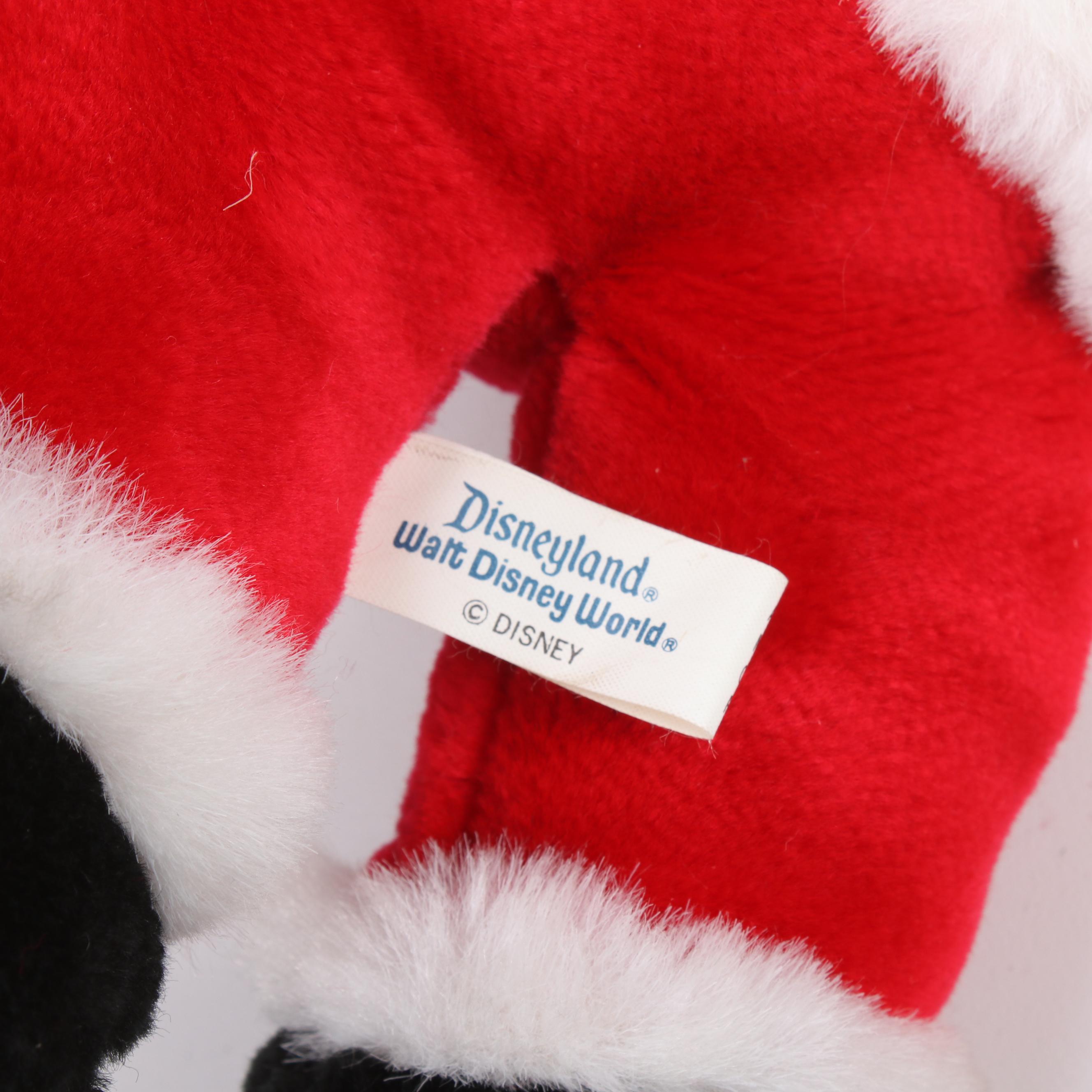 Animated Mickey Mouse and Homer and Plush Kermit and Mickey Mouse Santa Claus