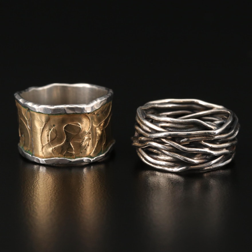 Sterling Silver Rings Featuring Susie Ganch