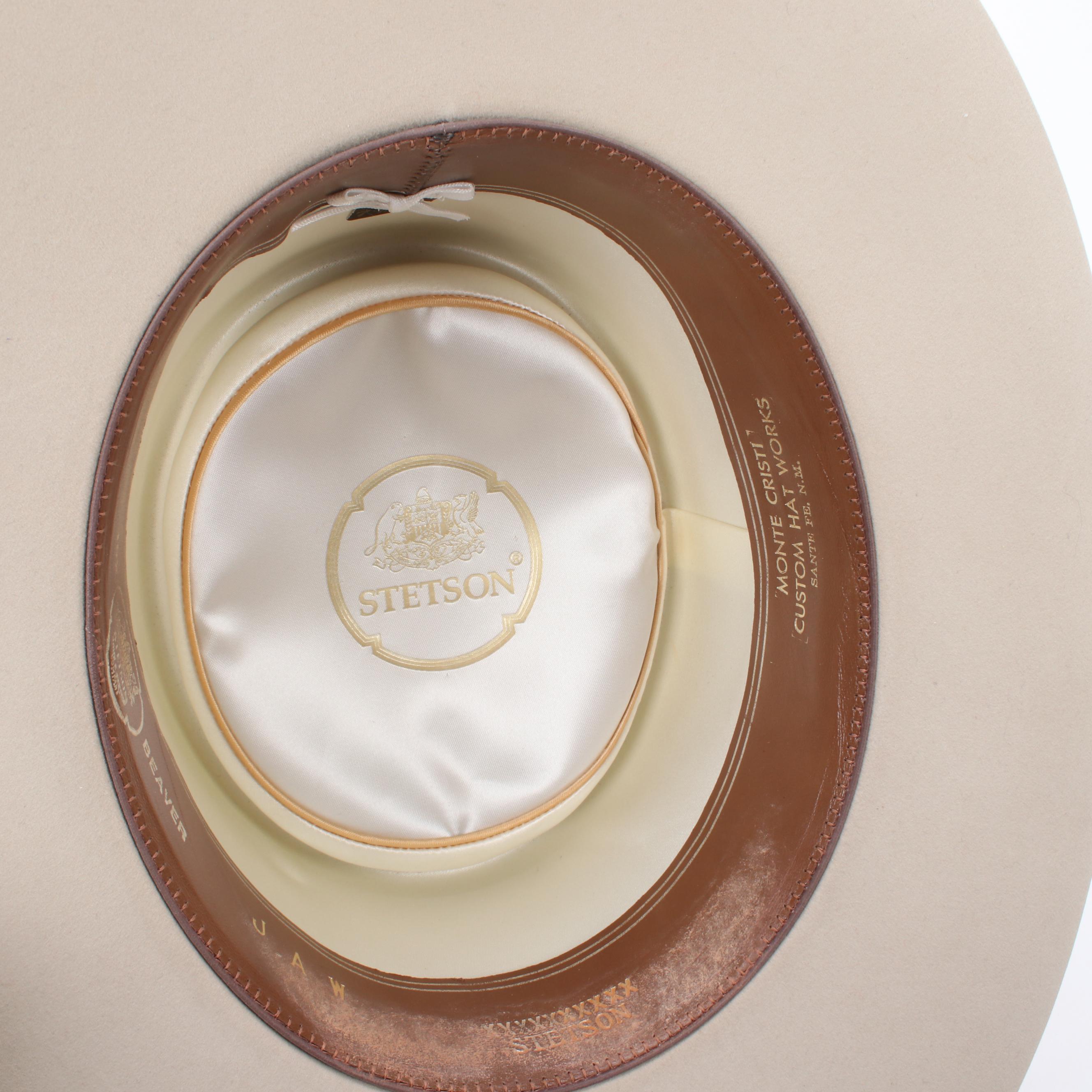 Stetson 10X Beaver Felt Brim Hat from Montecristi Custom Hat Works of Santa Fe