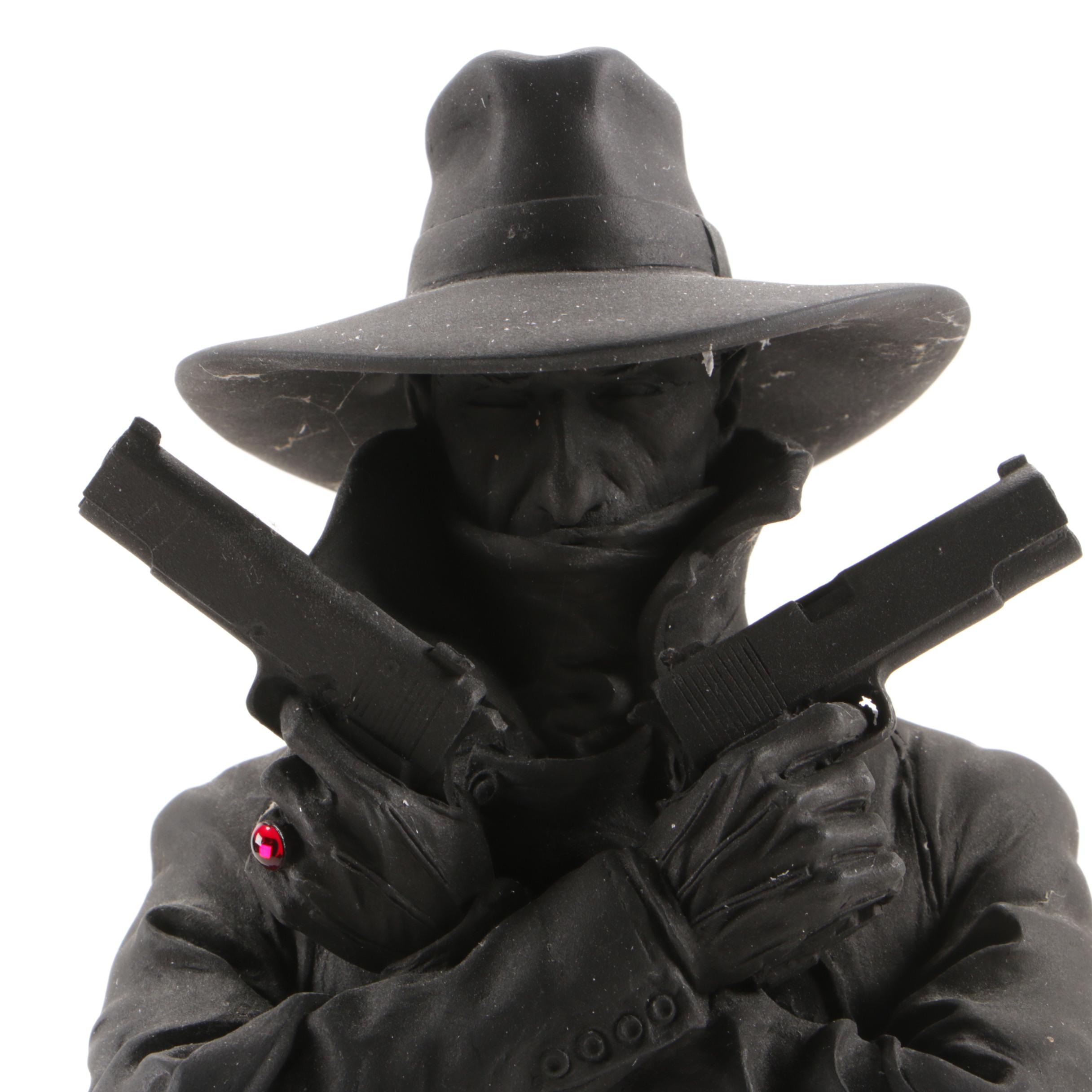 Graphitti Designs Limited Edition "The Shadow" Hand-Painted Bust, 1994