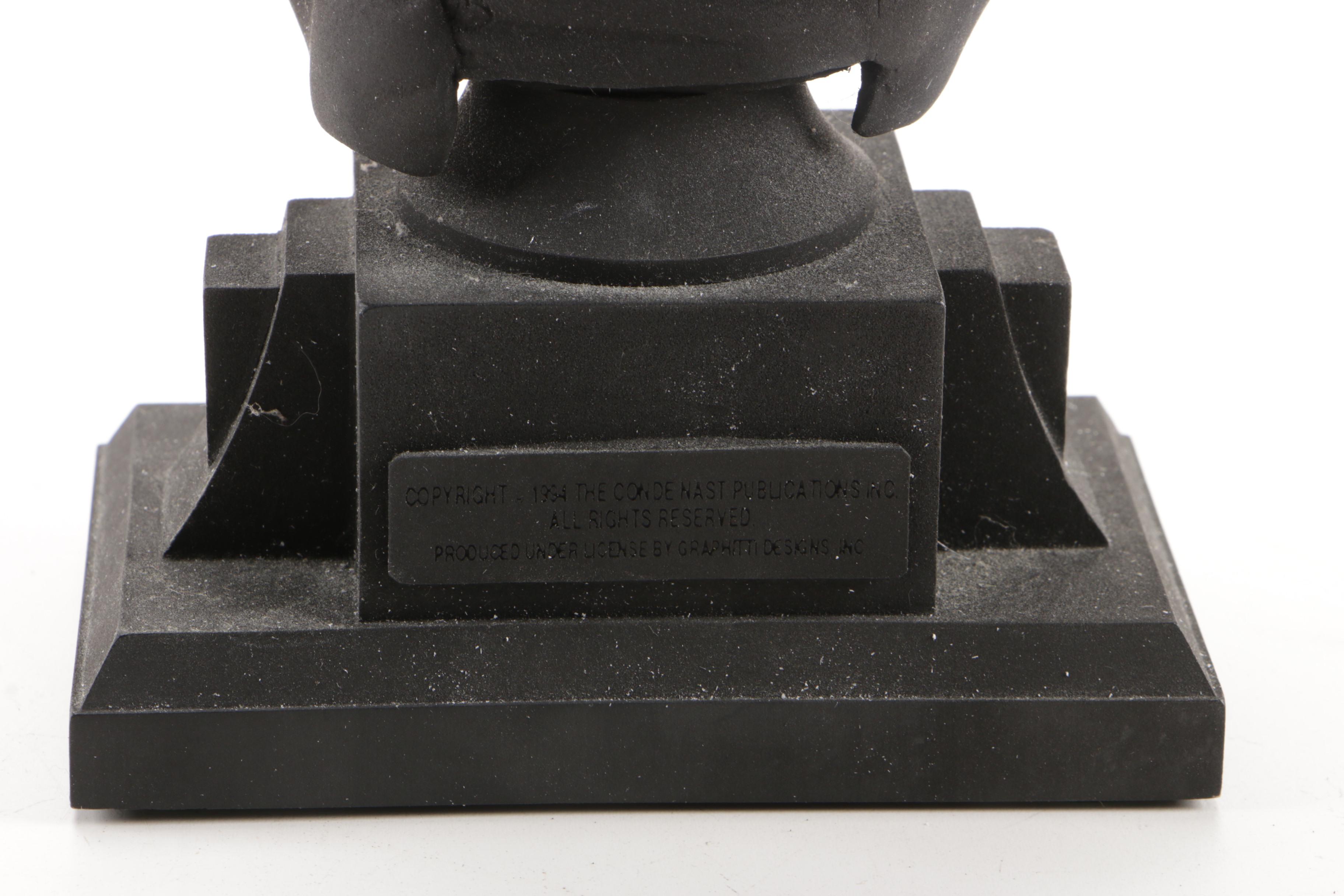 Graphitti Designs Limited Edition "The Shadow" Hand-Painted Bust, 1994