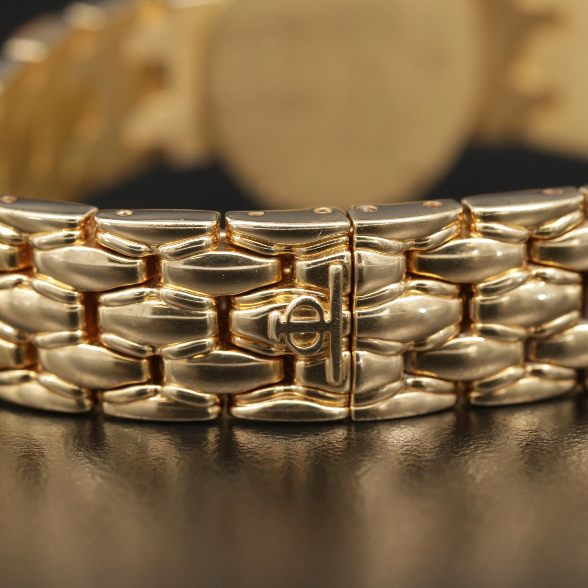 18K Gold Baume & Mercier Diamond Watch