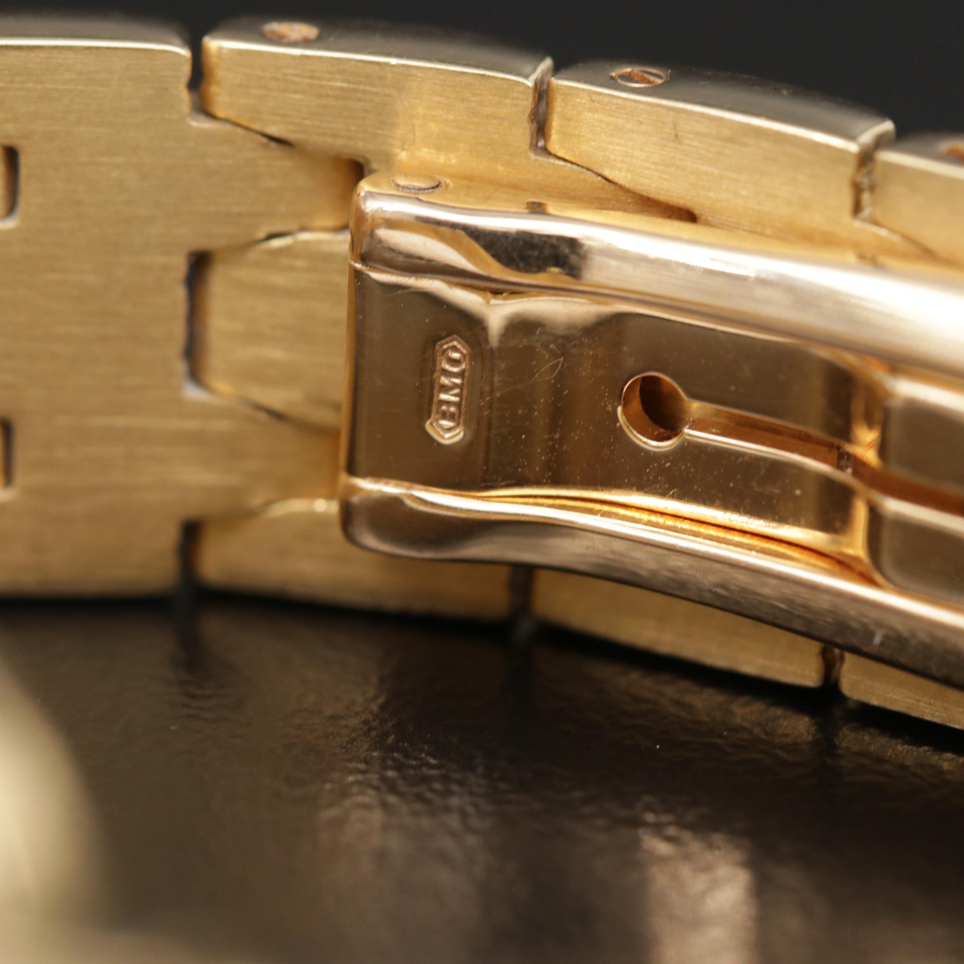 18K Gold Baume & Mercier Diamond Watch