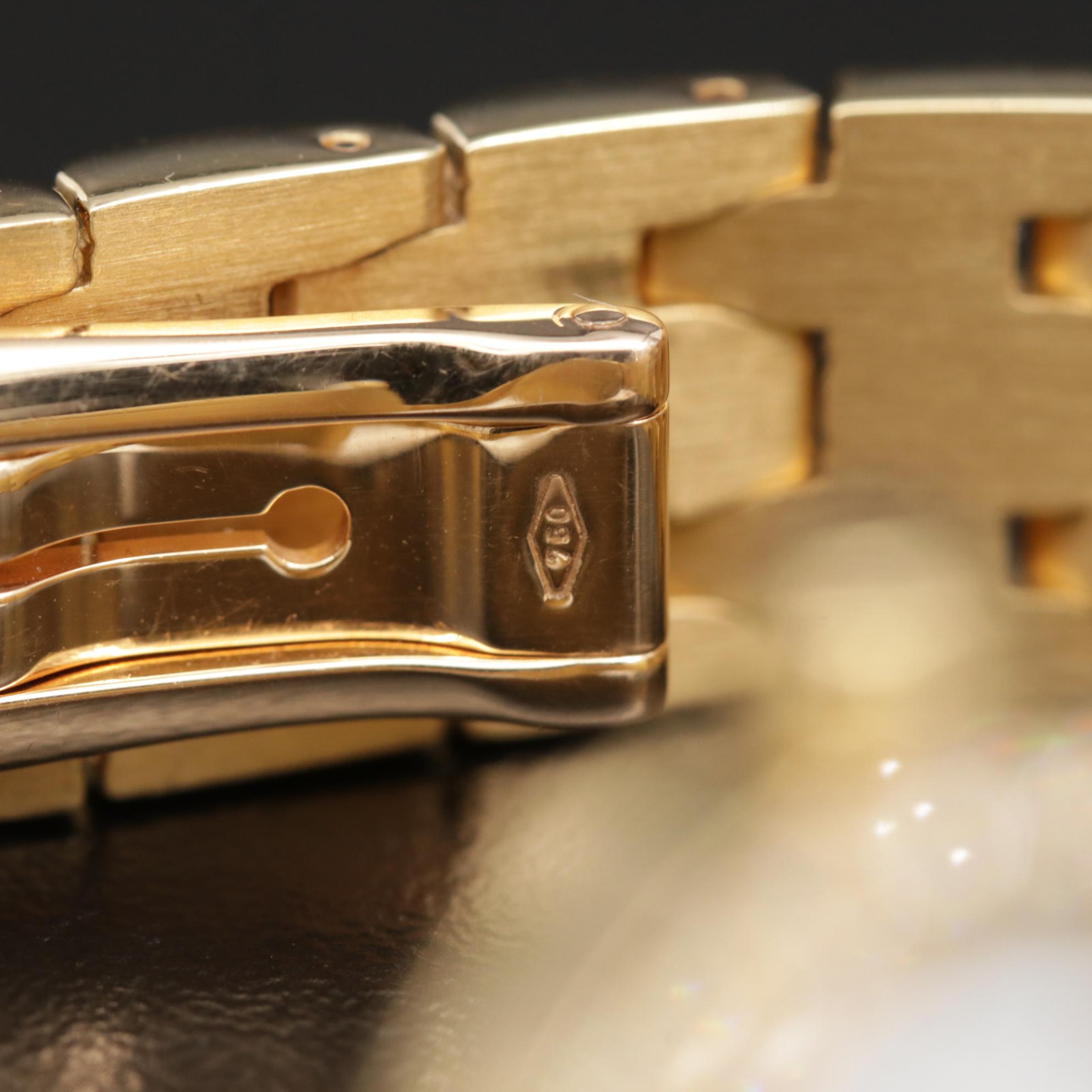 18K Gold Baume & Mercier Diamond Watch