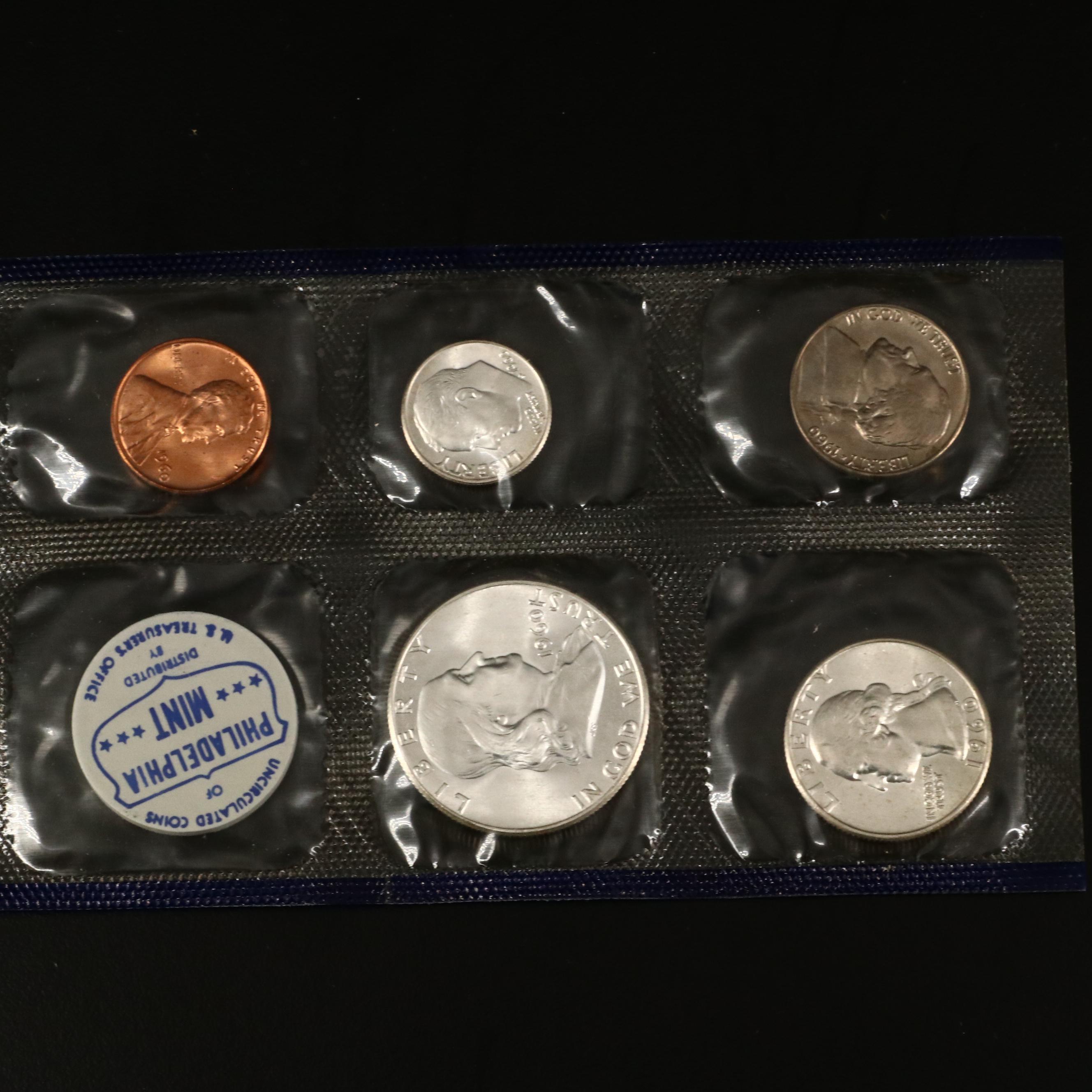 1960 US Mint Uncirculated Coin Proof Set