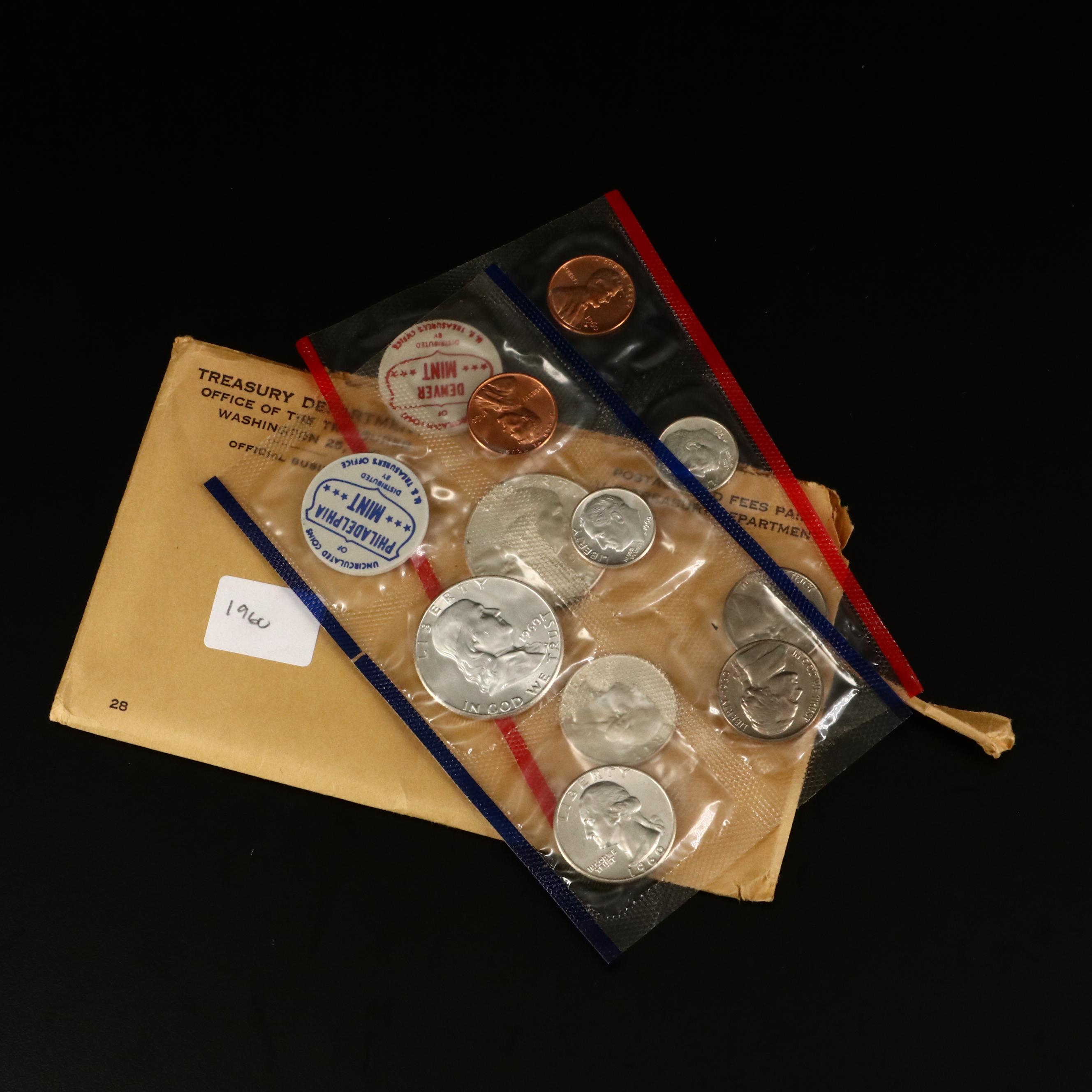 1960 US Mint Uncirculated Coin Proof Set