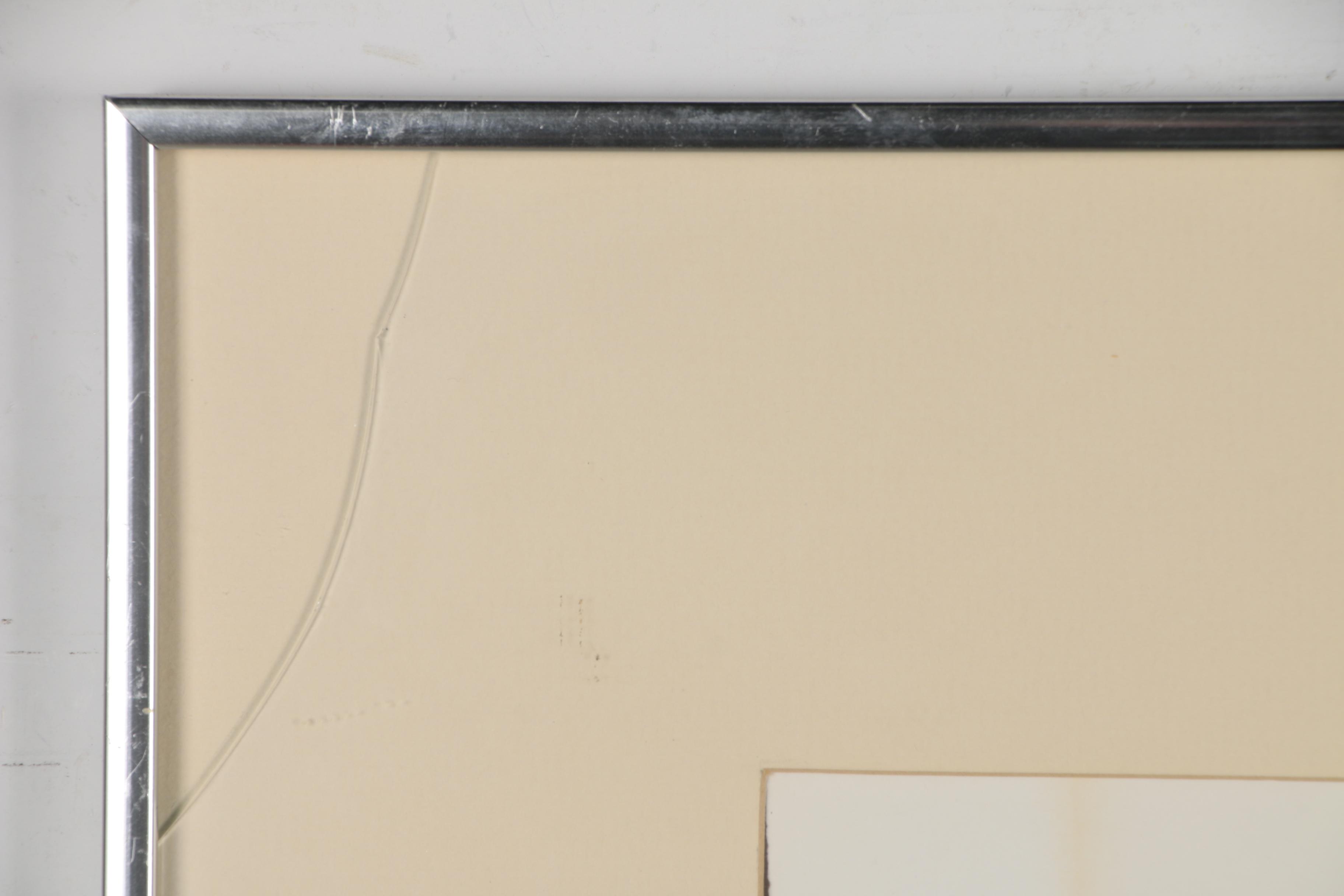 Judy Trujillo Watercolor Drawing of Pueblo Ovens, Late 20th Century