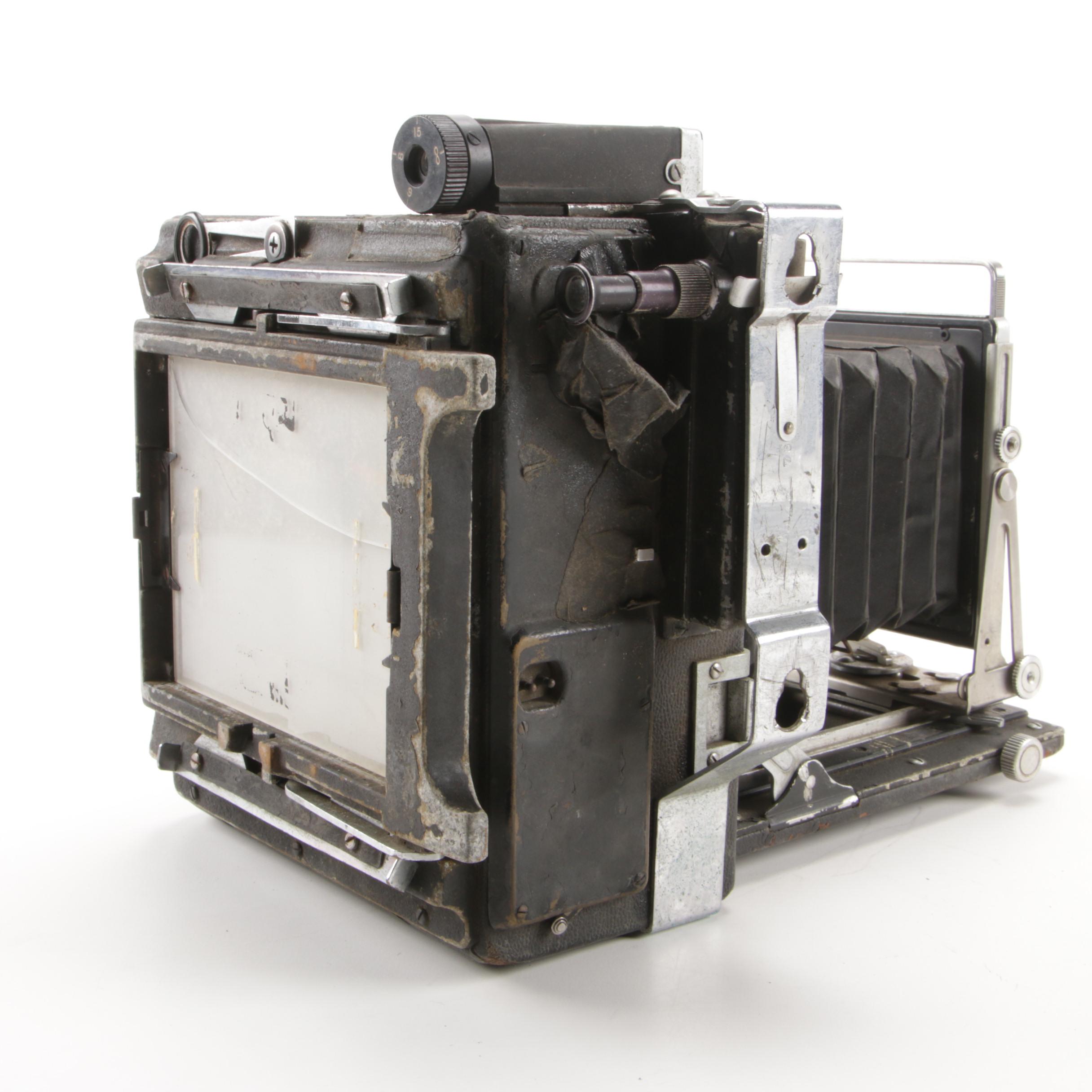 Graflex Speed Graphic Medium Format Folding Camera, Mid-20th Century