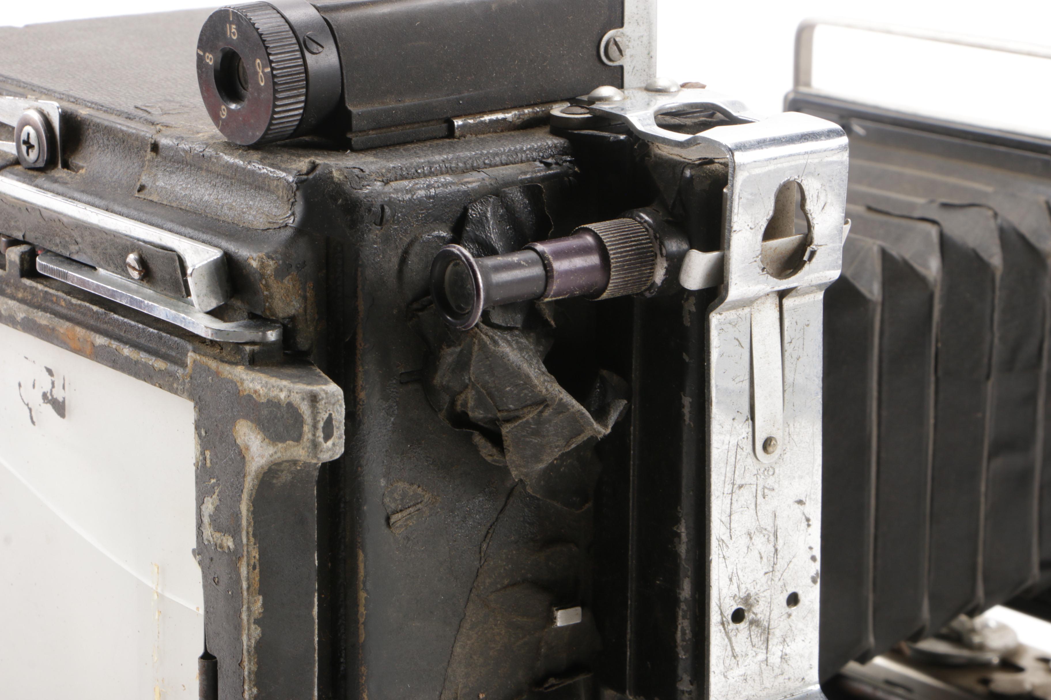 Graflex Speed Graphic Medium Format Folding Camera, Mid-20th Century