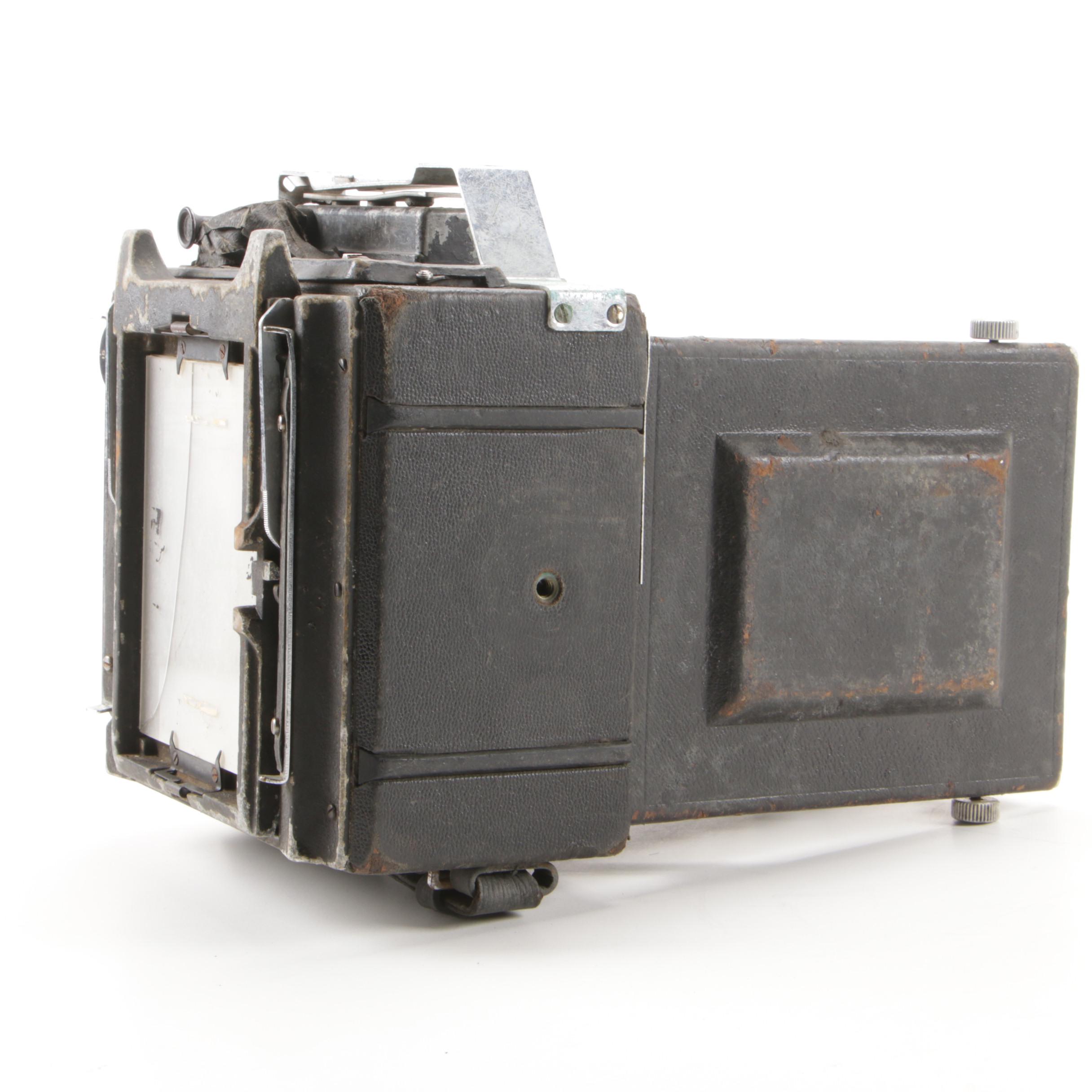 Graflex Speed Graphic Medium Format Folding Camera, Mid-20th Century