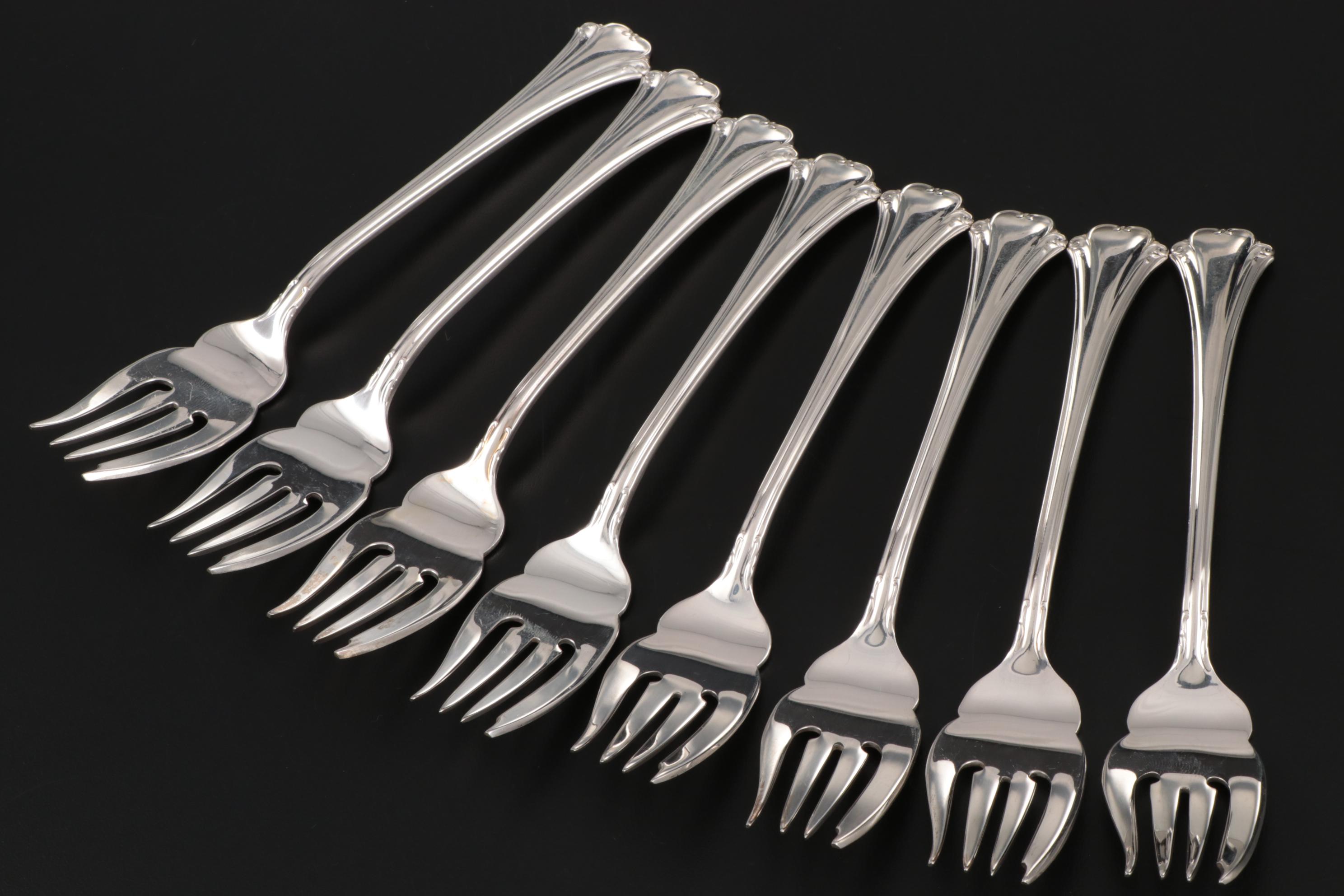 Reed & Barton "English Chippendale" Sterling Silver Flatware and Serveware