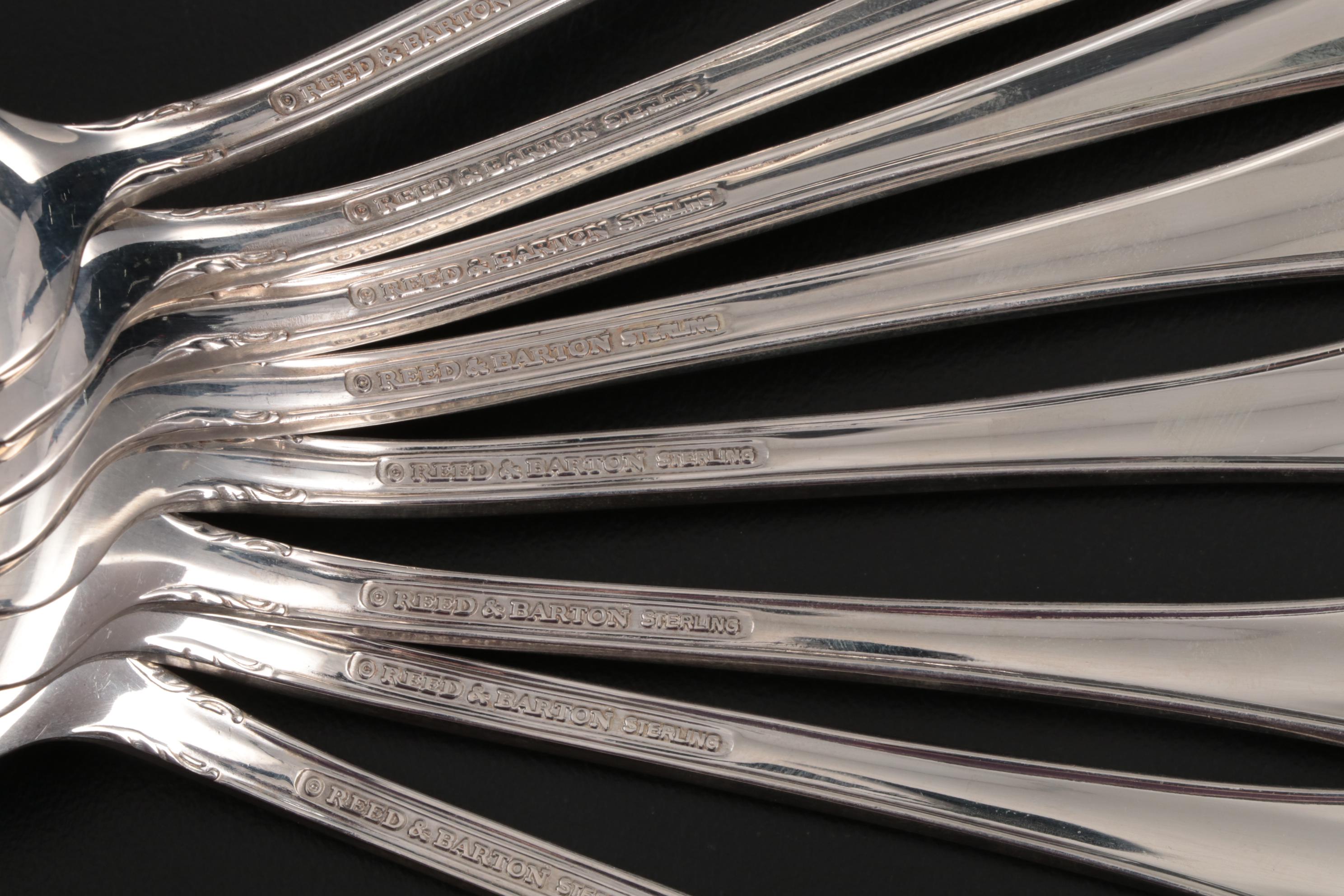 Reed & Barton "English Chippendale" Sterling Silver Flatware and Serveware