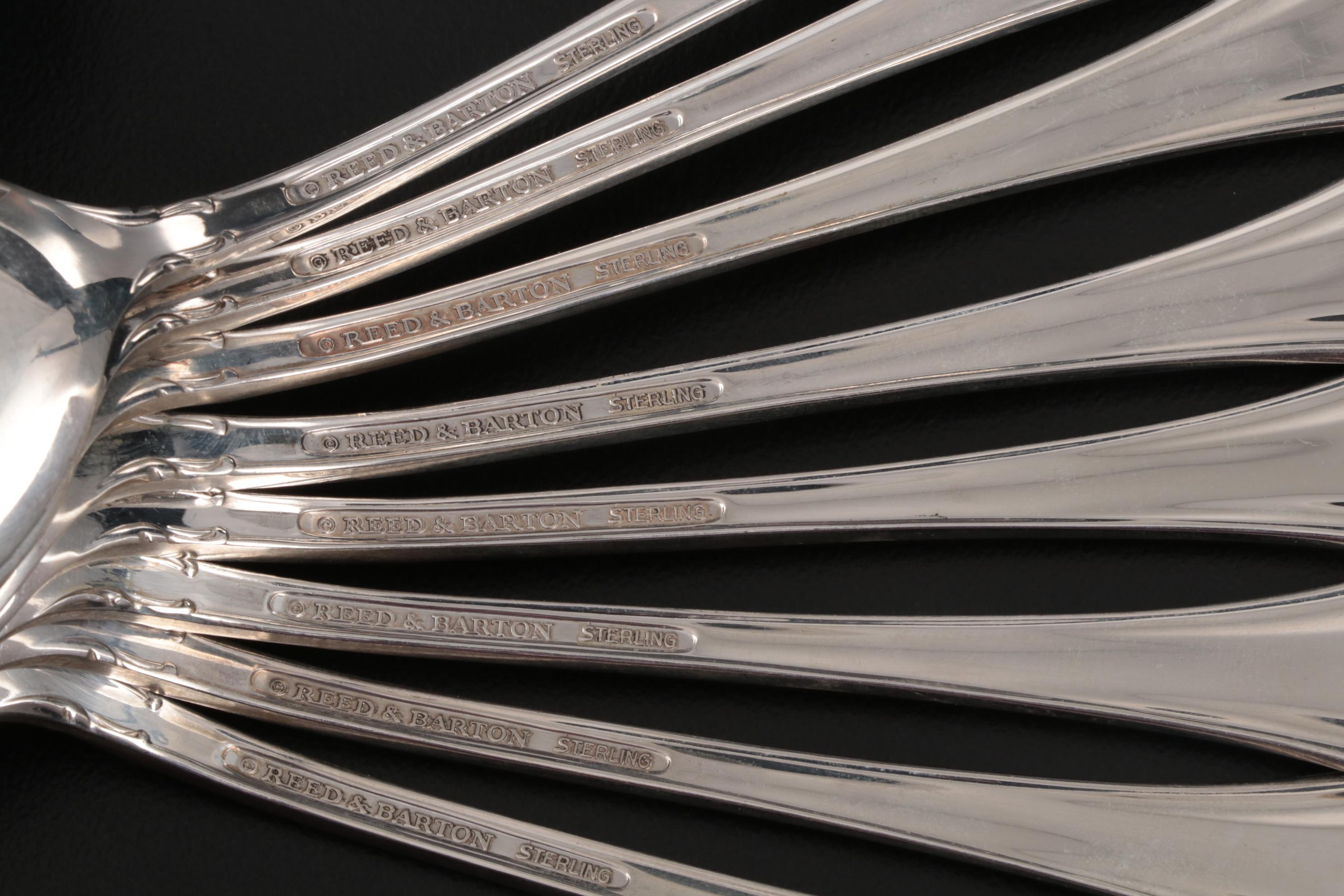 Reed & Barton "English Chippendale" Sterling Silver Flatware and Serveware