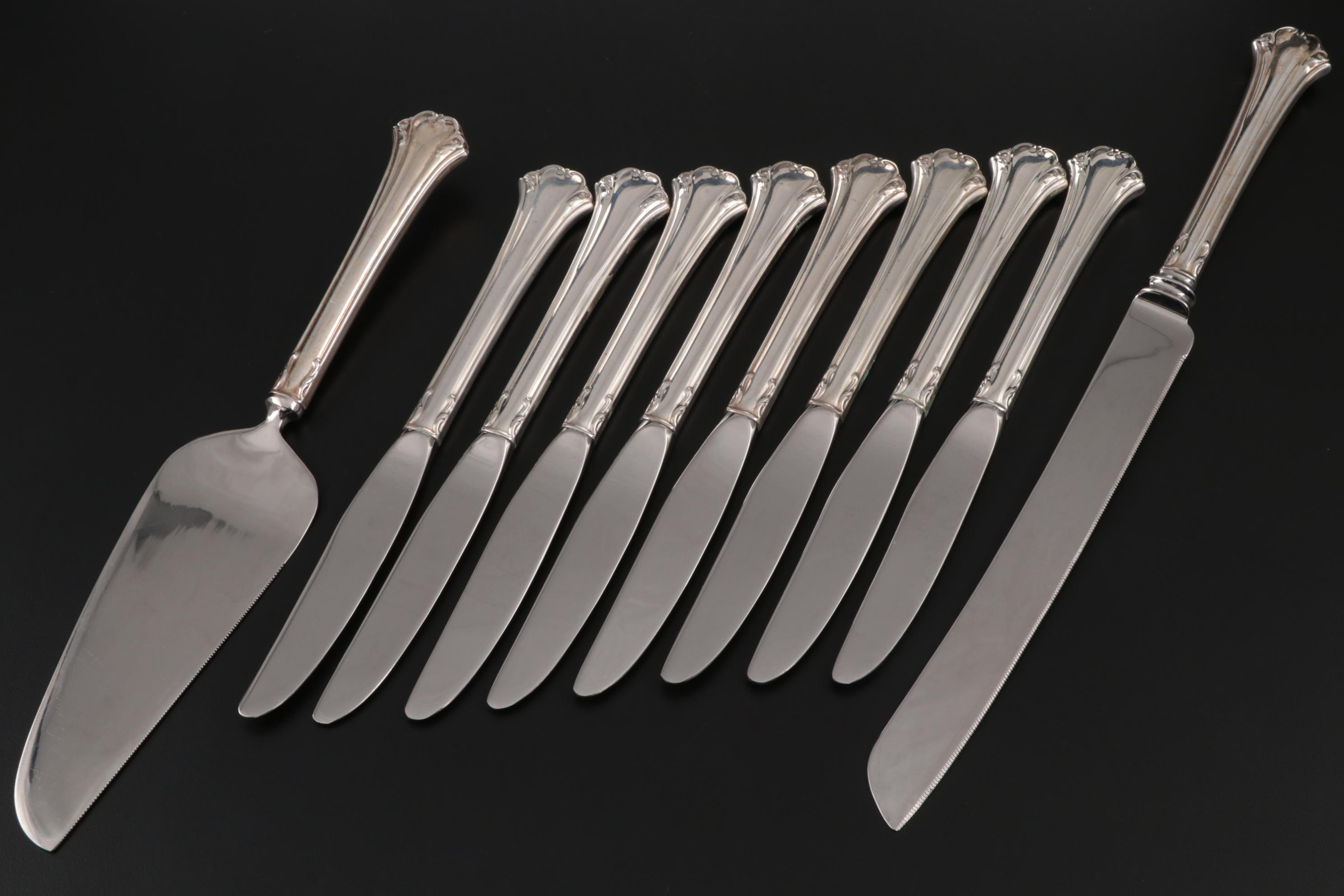 Reed & Barton "English Chippendale" Sterling Silver Flatware and Serveware