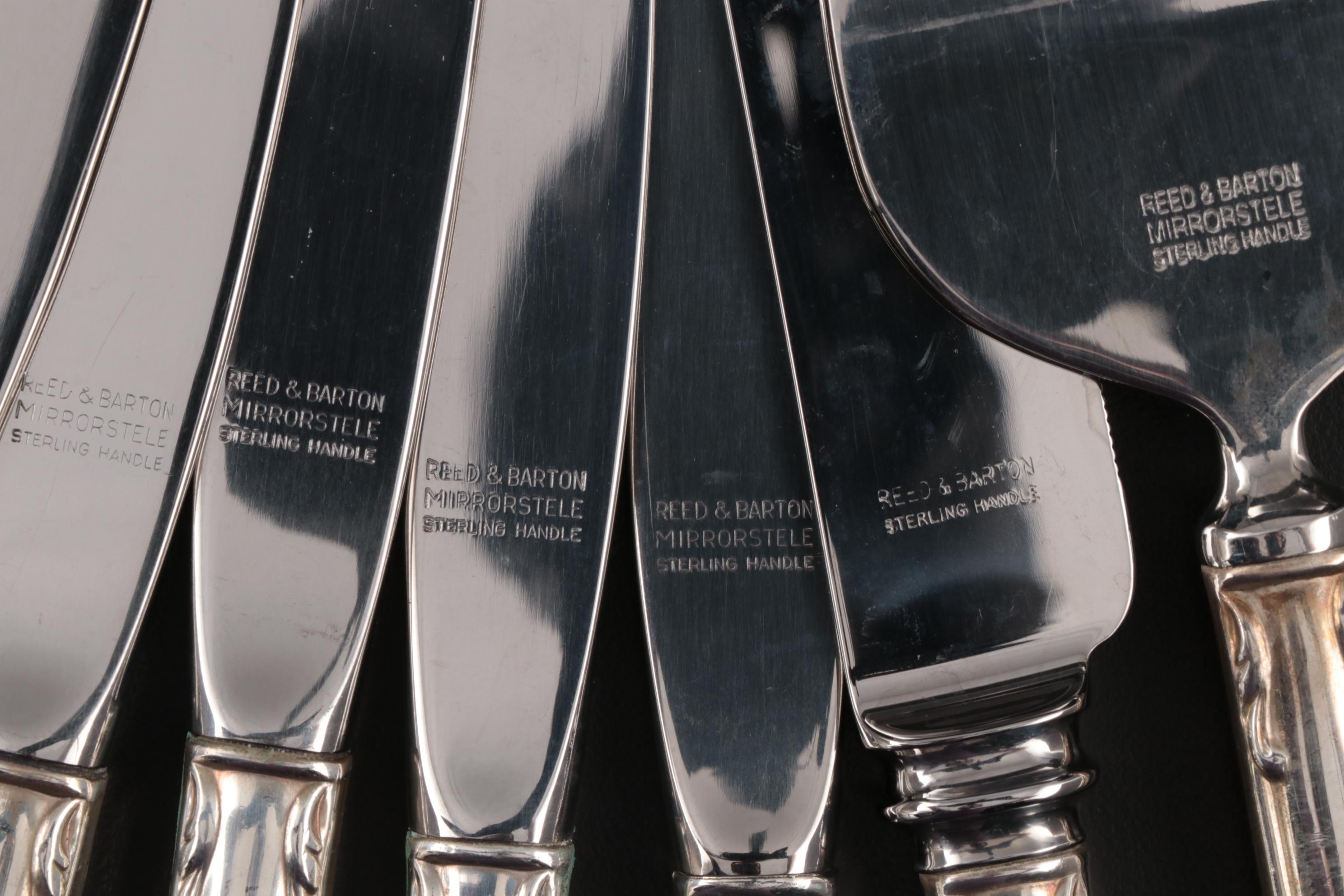 Reed & Barton "English Chippendale" Sterling Silver Flatware and Serveware