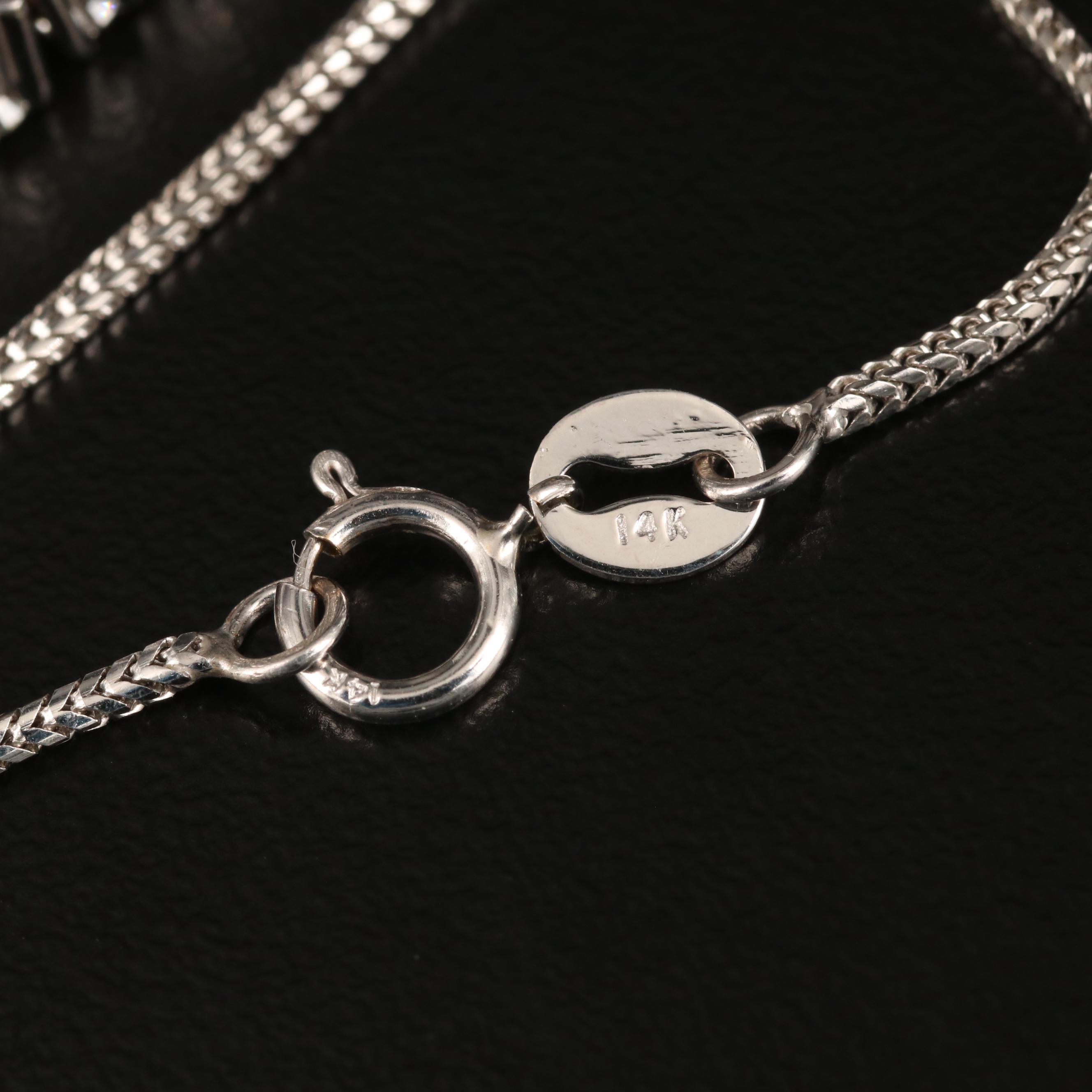 Syd Curtis for Harley Davidson 14K Gold 1.81 CTW Diamond Necklace