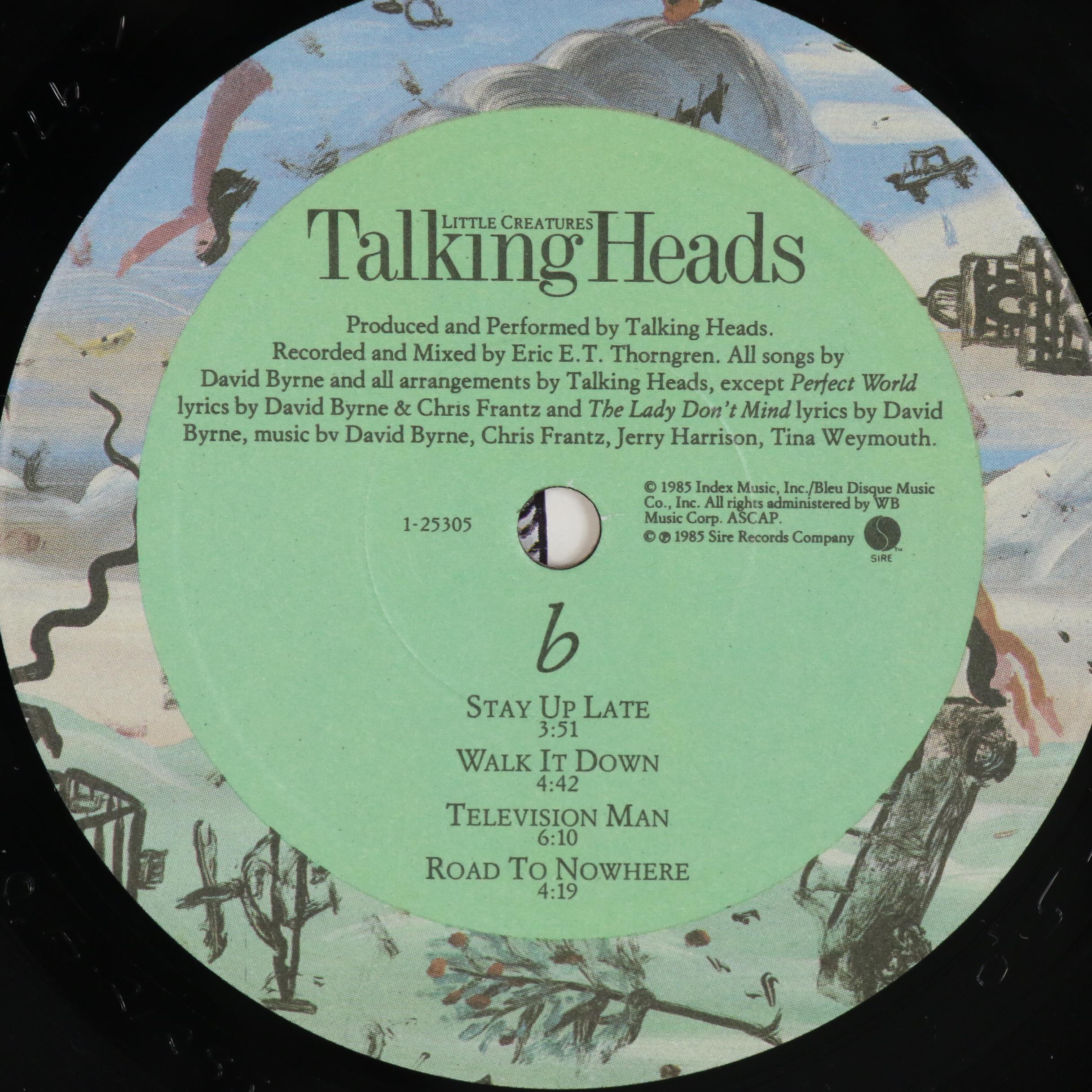 Howard Finster Designed Talking Heads Record Album "Little Creatures", 1985