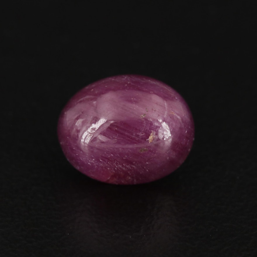 Loose 5.00 CT Oval Cabochon Ruby
