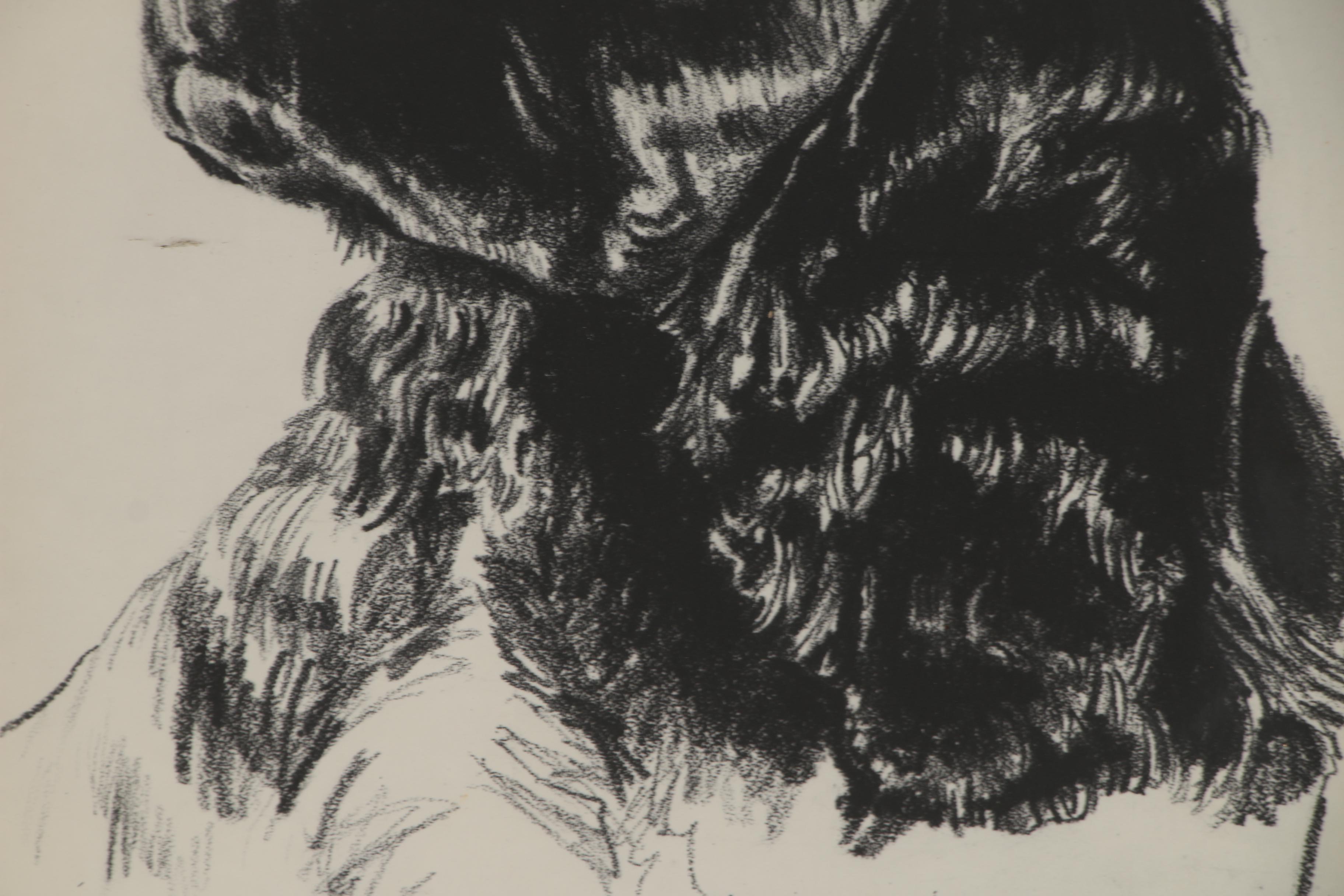 Pair of Dog Lithographs After Al Dobson, 20th Century