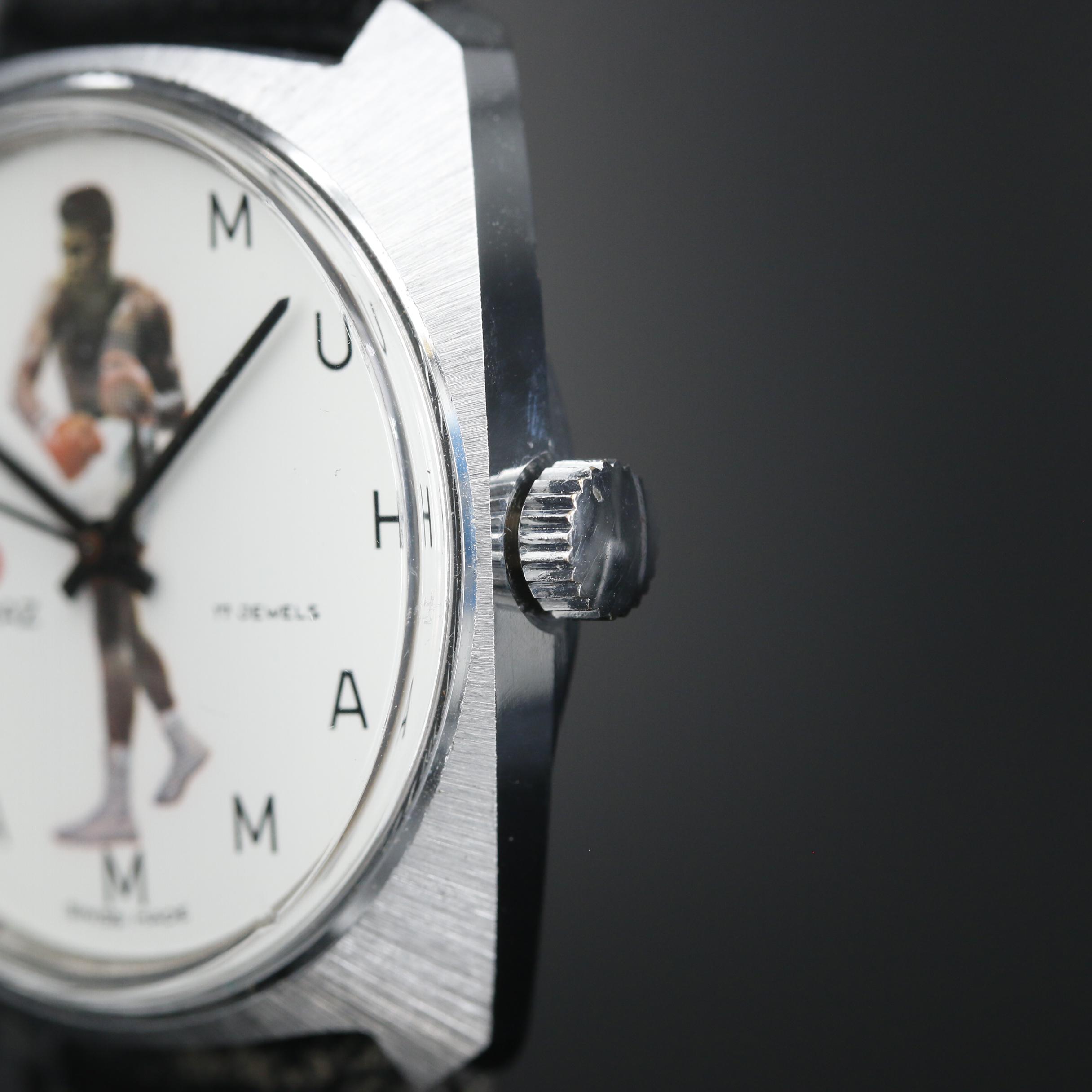 Vintage Depraz "Muhammad Ali" Stem Wind Watch