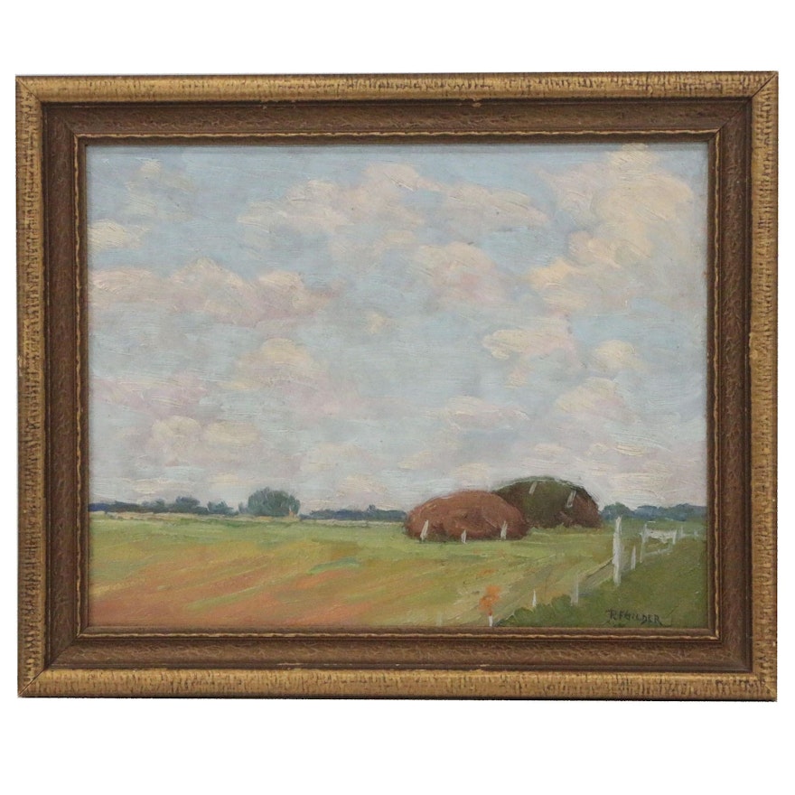 Robert F. Gilder Landscape Oil Painting