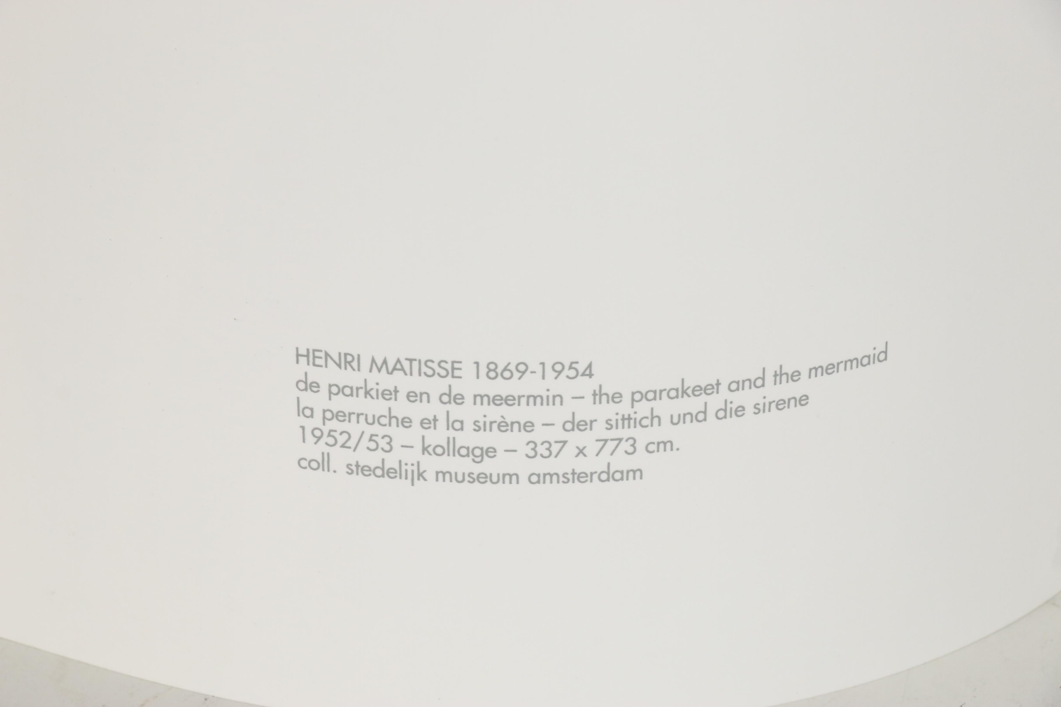 Giclee Print after Henri Matisse "The Parakeet and the Mermaid"