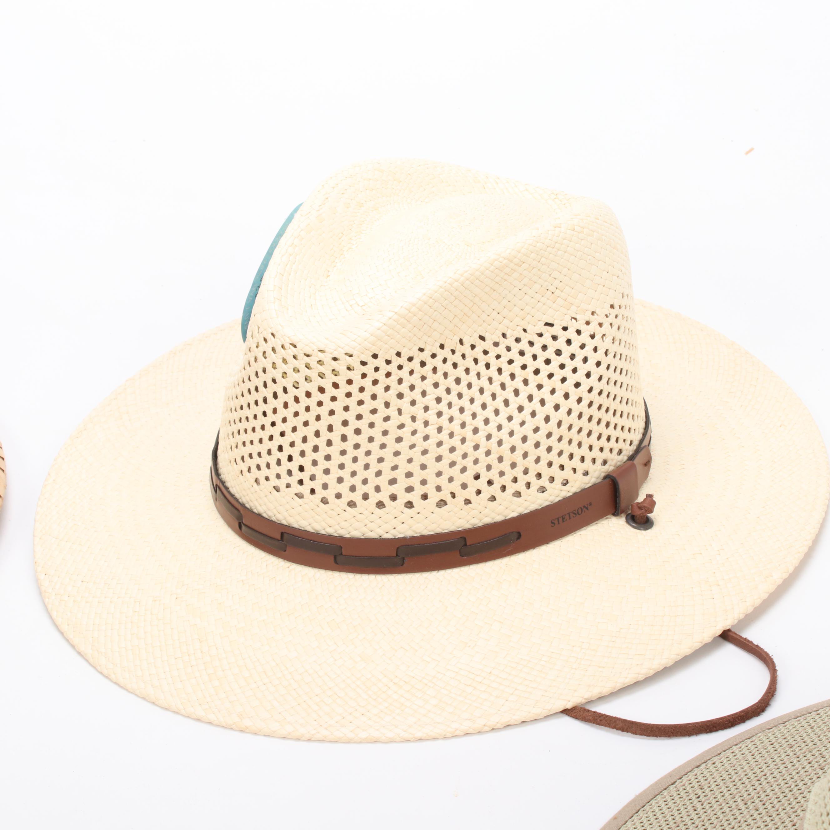 Stetson, Olé America, Henschel and More Straw Western Hats and Hat Stretcher