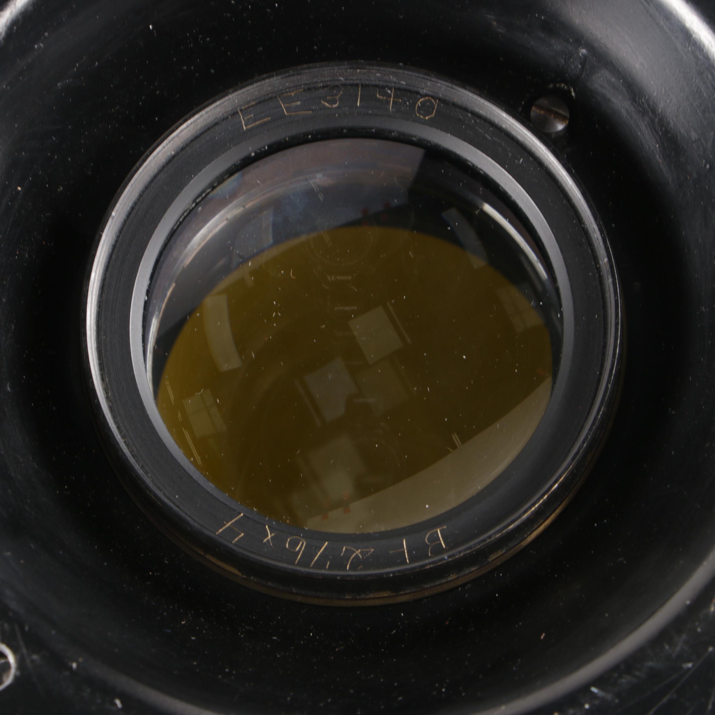 Eastman Kodak Co. Aerostigmat 12" 305mm Camera Mounting Lens, Mid-20th Century