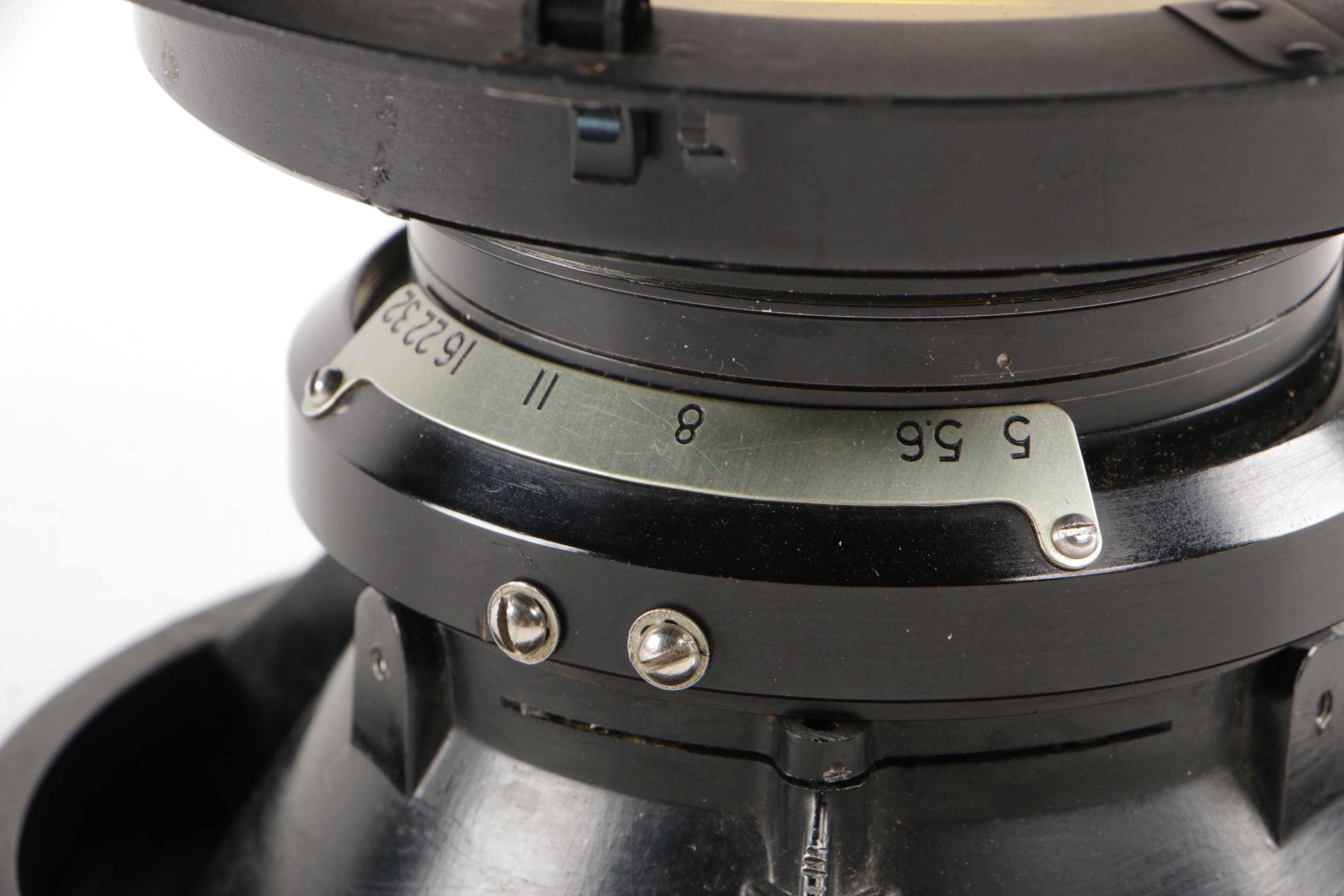 Eastman Kodak Co. Aerostigmat 12" 305mm Camera Mounting Lens, Mid-20th Century