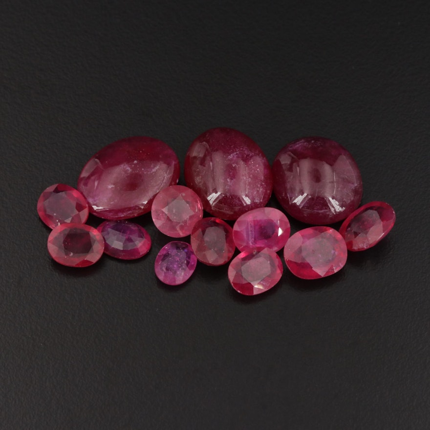 Loose 100.95 CTW Filled Corundum Selection