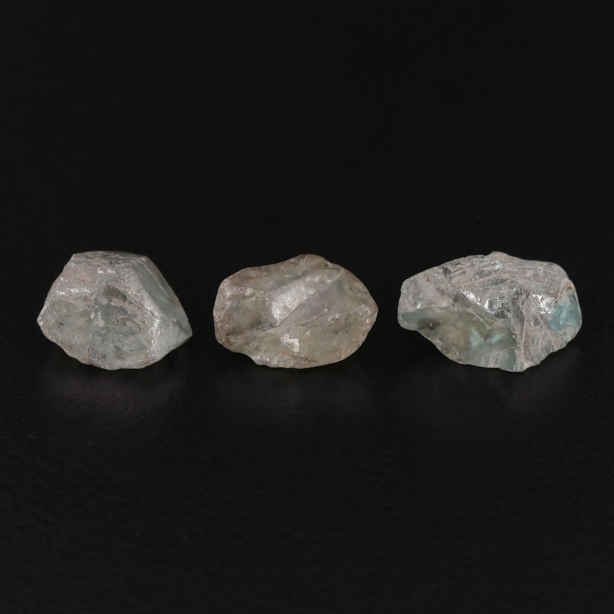 Loose 14.36 CTW Rough Zircons