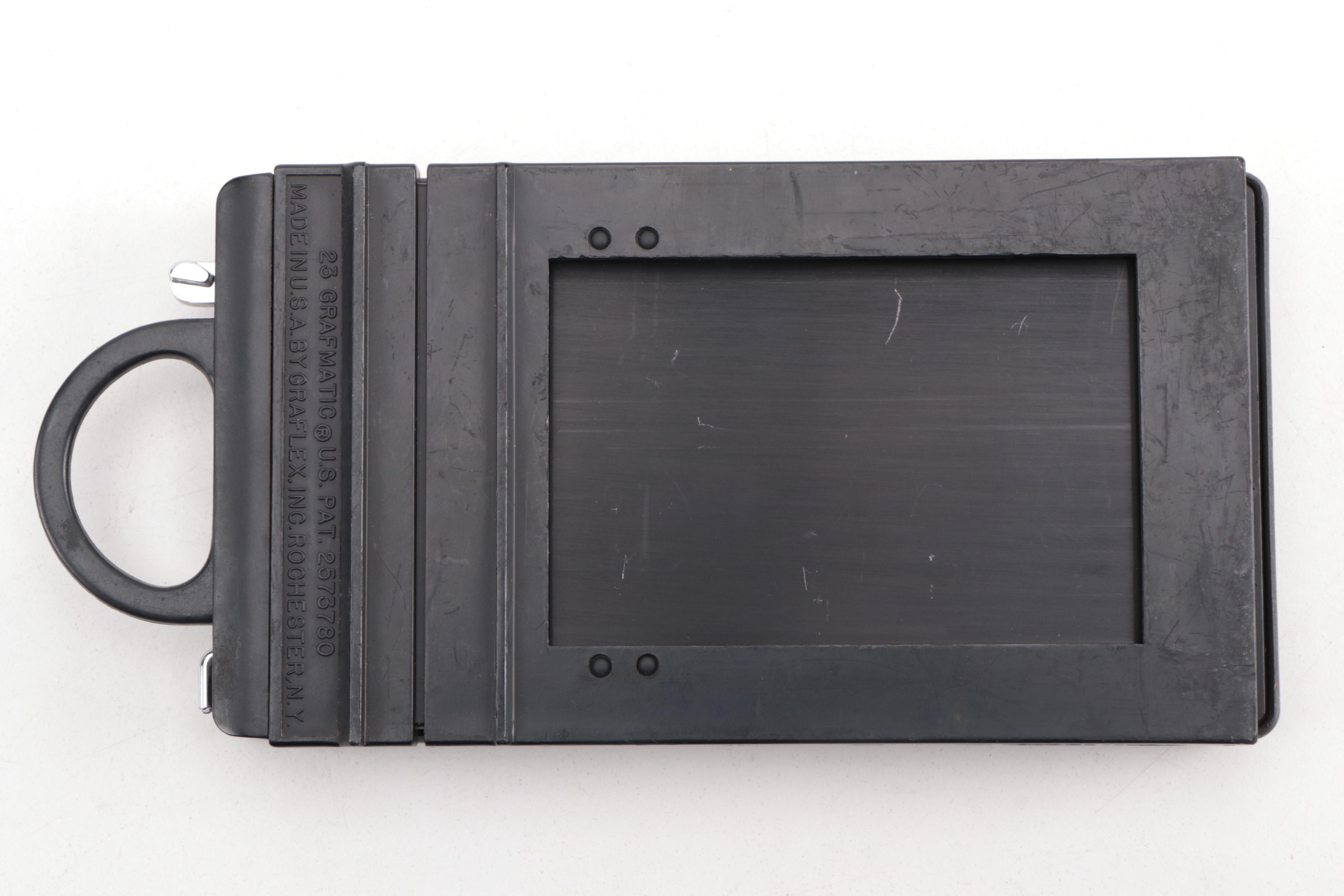 Graflex Camera Accessories Including Film Pack Adapters and Film Holders