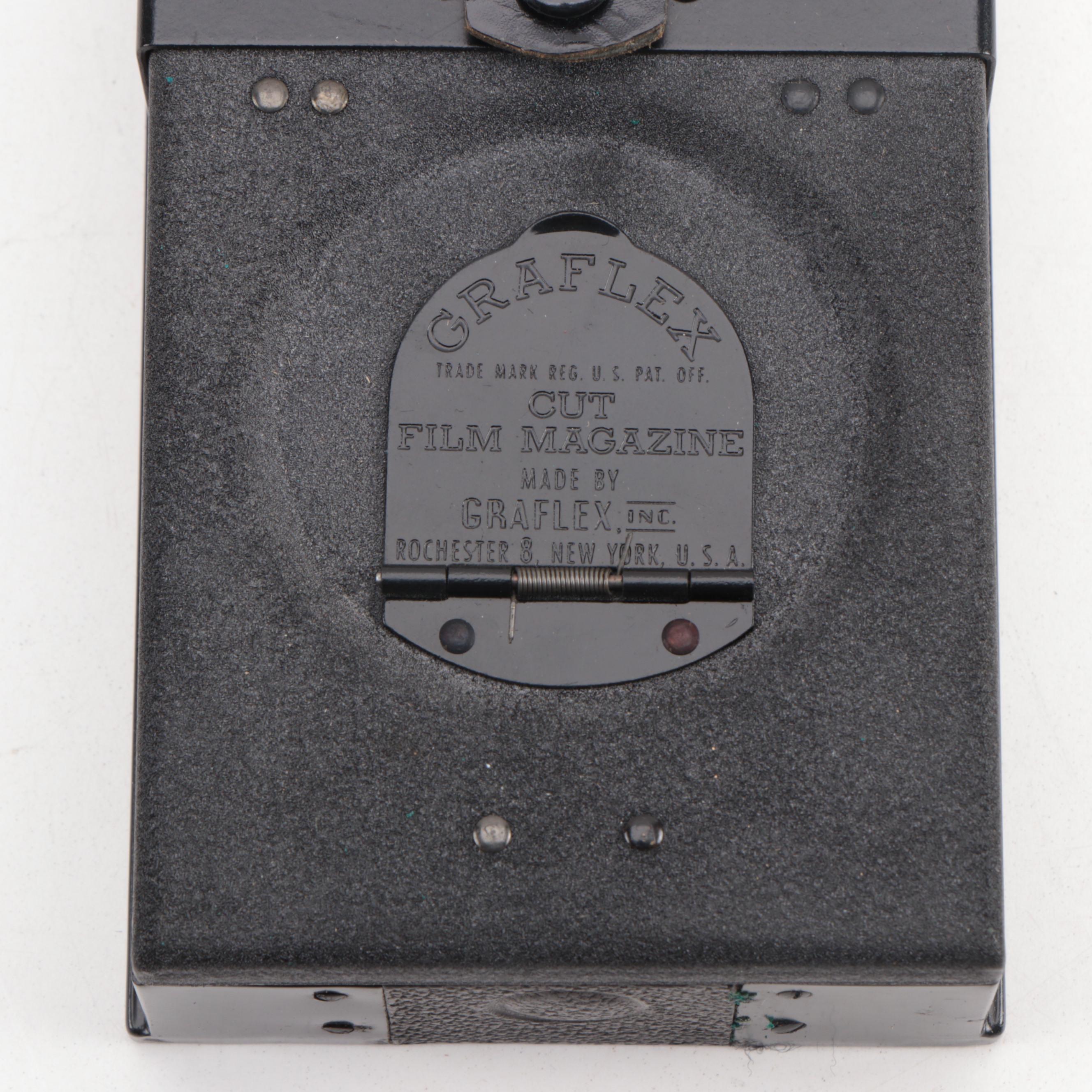 Graflex Camera Accessories Including Film Pack Adapters and Film Holders