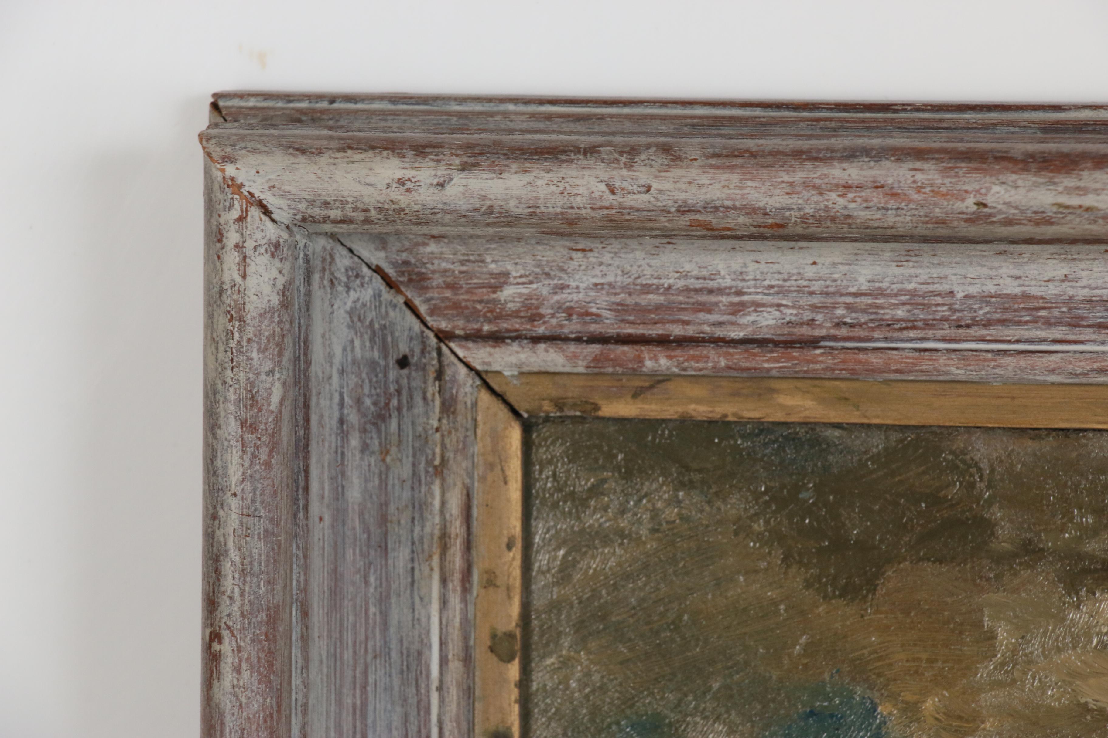 Archibald P. Wigle Maritime Oil Painting, Early 20th Century