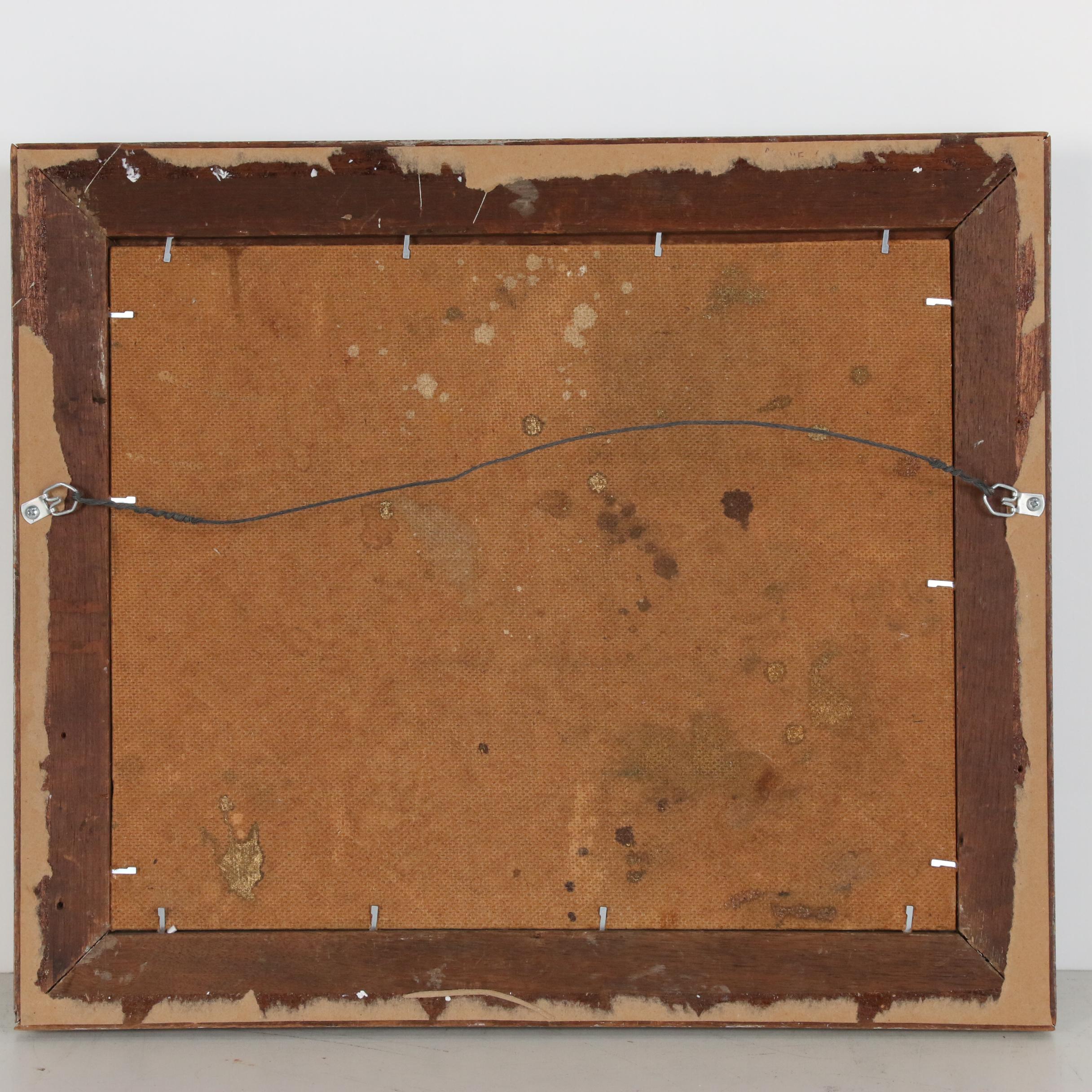 Archibald P. Wigle Maritime Oil Painting, Early 20th Century