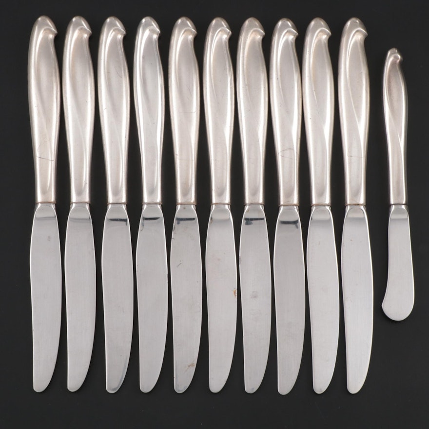 Reed & Barton "Silver Sculpture" Sterling Handled Dinner Knives and More